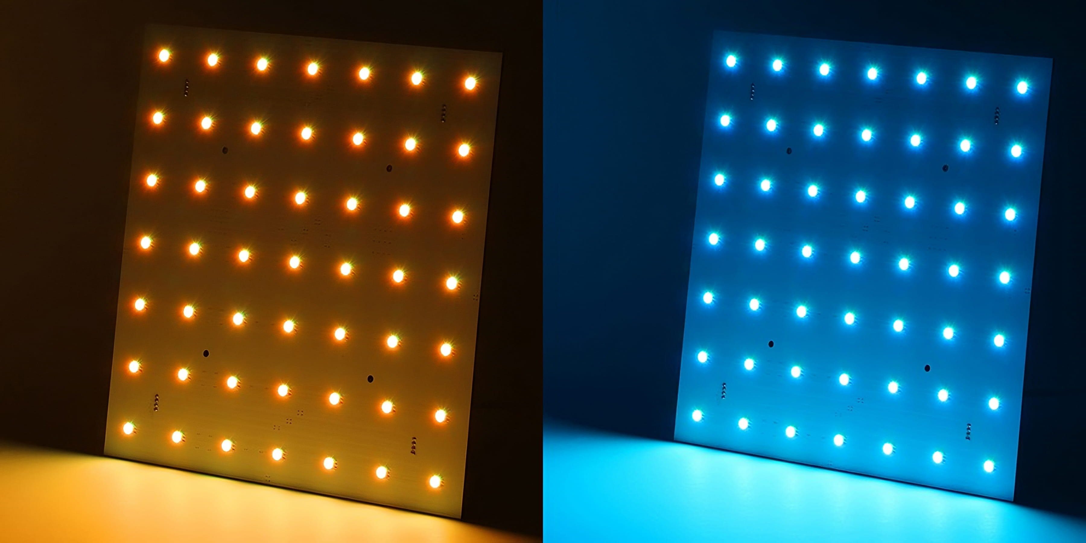 Modul Matrix LED eckig Lichtbox 20x20cm 24V RGB Ogeled – LED