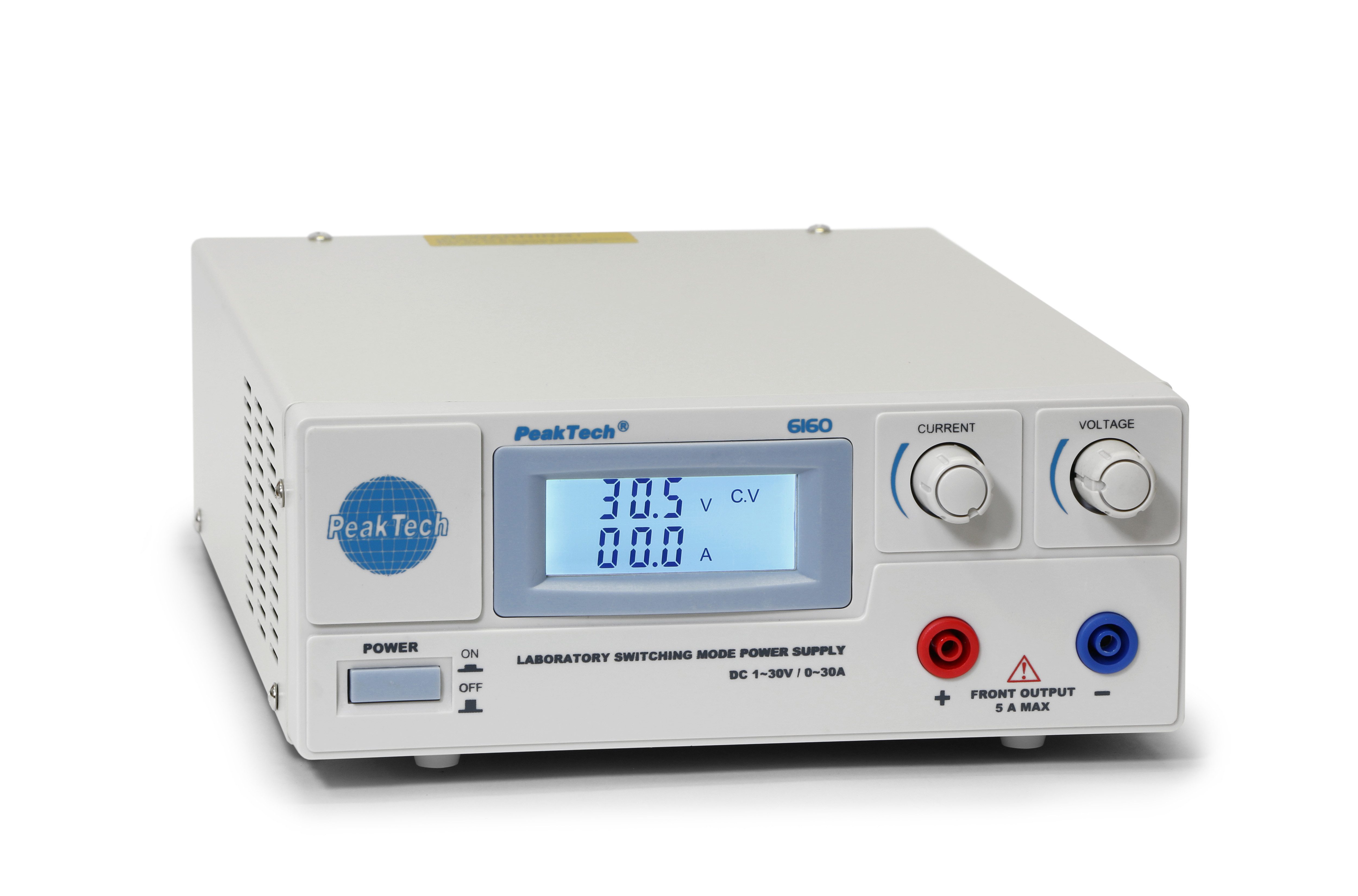 PeakTech 30 V 30 A DC Labornetzteil 0–30 V/0–30 A Labor-Netzteil