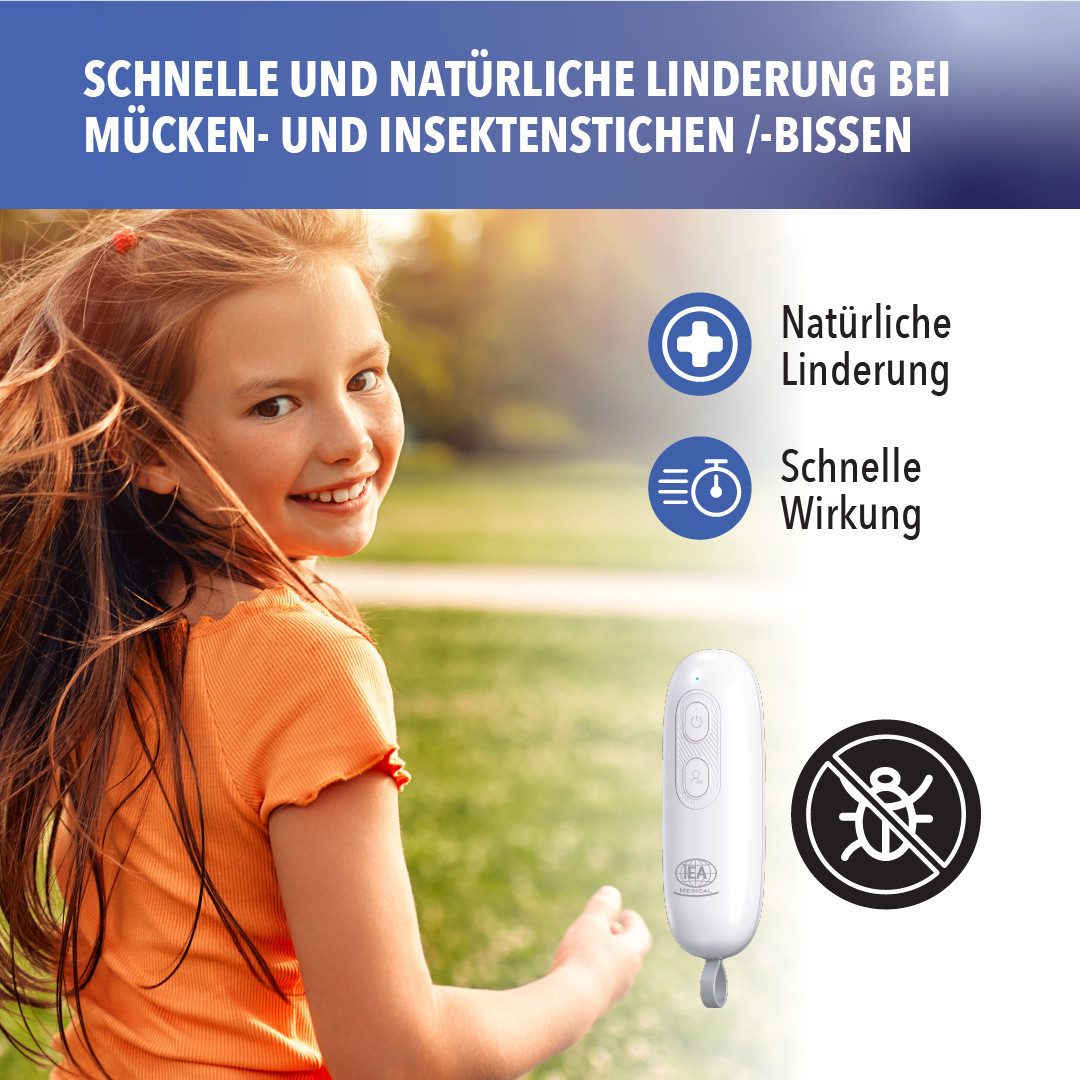 IEA Medical Insektenstichheiler IEA Medical Insektenstichheiler IBR30, Komplettset, Juckreizstopper, lindert Juckreiz & Schwellungen ohne chemische Stoffe