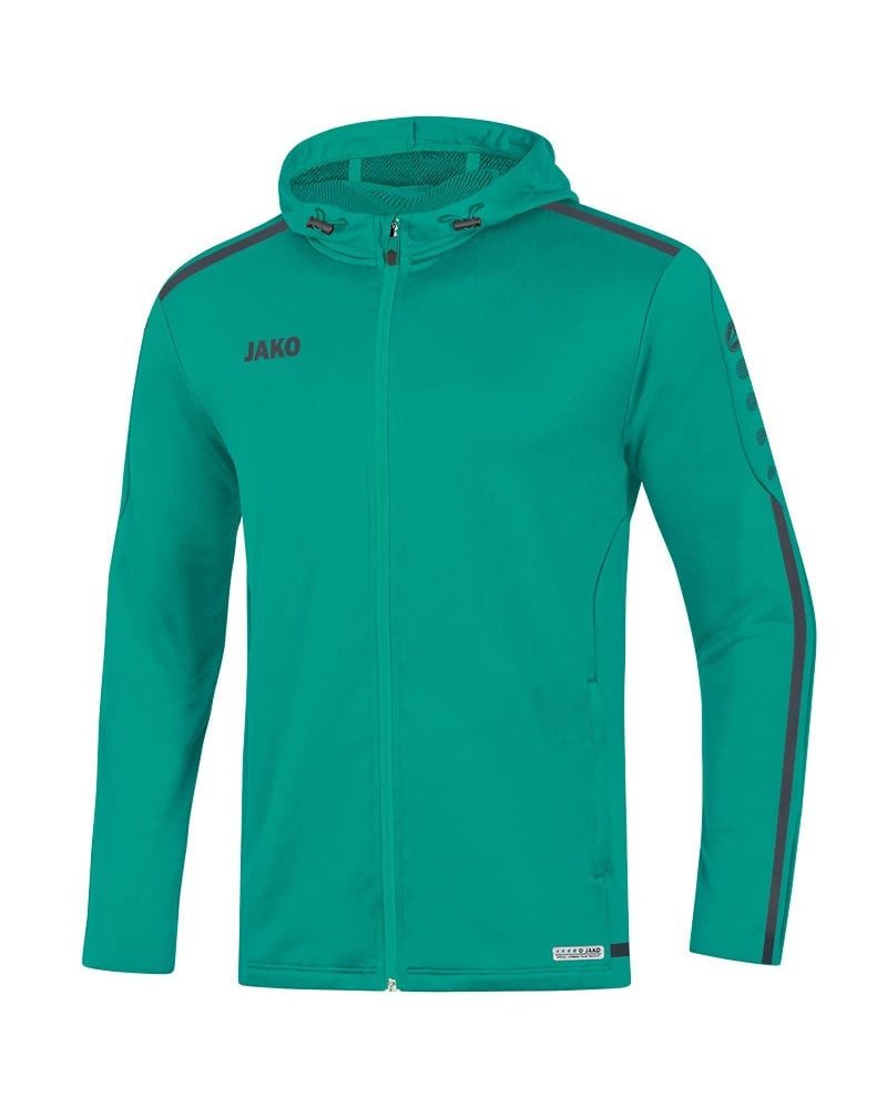 Jako Trainingsjacke Kapuzenjacke Striker 2.0 türkis/anthrazit Damen