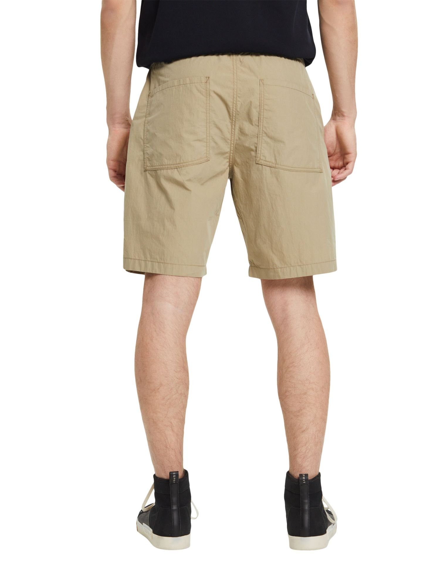 Leichte Shorts Esprit Shorts Washed-Look by im edc (1-tlg) BEIGE