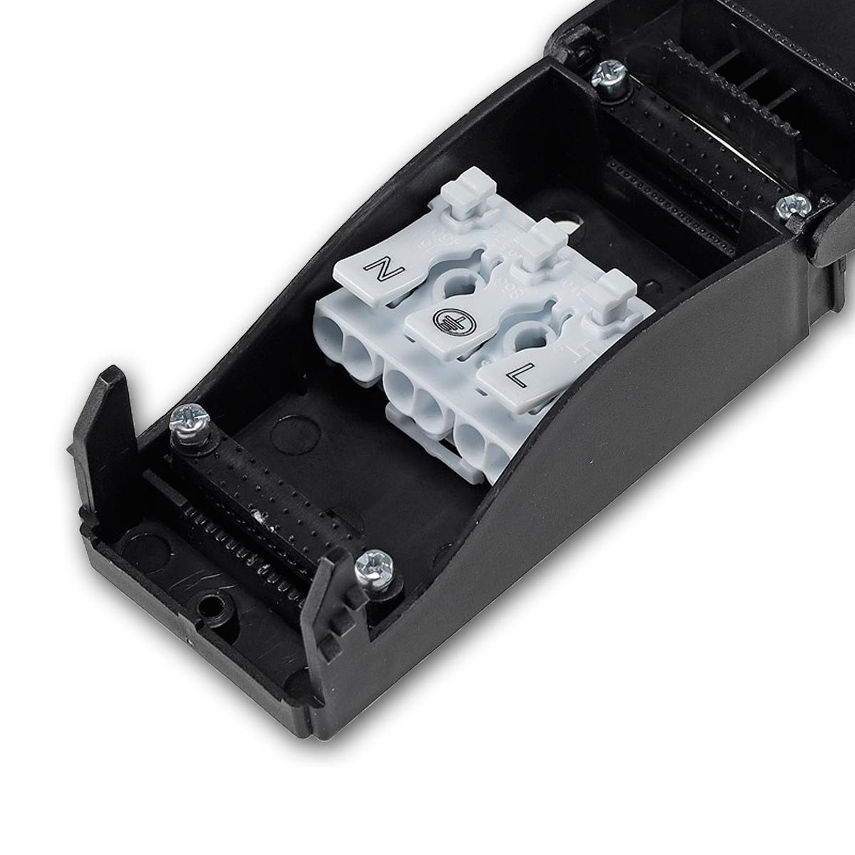 ChiliTec Lüsterklemme Lüsterklemme mit Gehäuse, 3-polig 0,75-2,5mm²