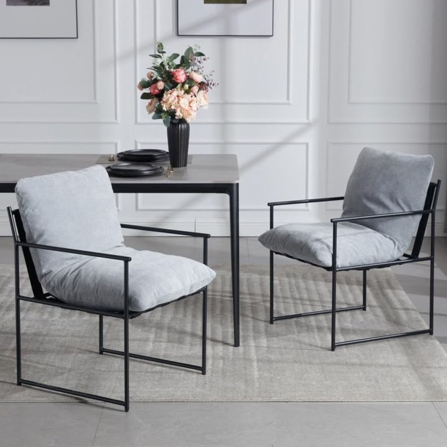 WAHSON OFFICE CHAIRS Esszimmerstuhl 2er Set,Abnehmbares günstig online kaufen