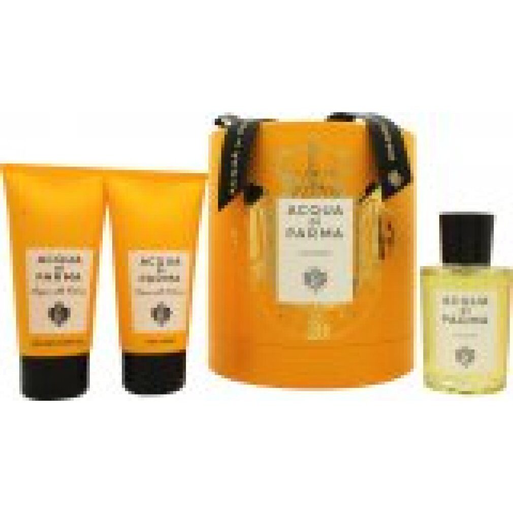 Acqua di Parma Duft-Set Colonia Geschenkset 100ml EDC + 75ml Duschgel + 75ml Körpercreme