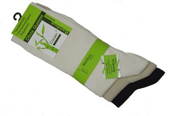 Cocain underwear Funktionssocken Bambus Socken atmungsaktive Naturfaser schweissmindernd (6-Paar) ohne Gummi