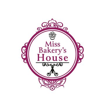 Miss Bakery's House Kuchentransportbox Tortenkarton, Cake Box + Mdf Board, (Kartonbox & Tortenunterlage, Set), Gebäck sicher aufbewahren und transportieren