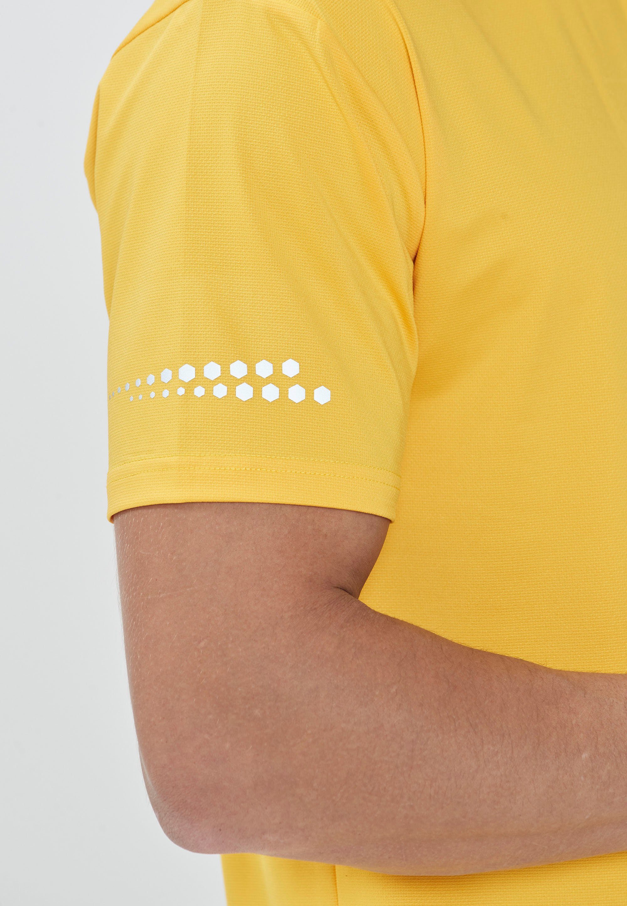 Sport Sportshirts ENDURANCE Funktionsshirt NORUN M S-S Tee mit großen reflektierenden Elementen