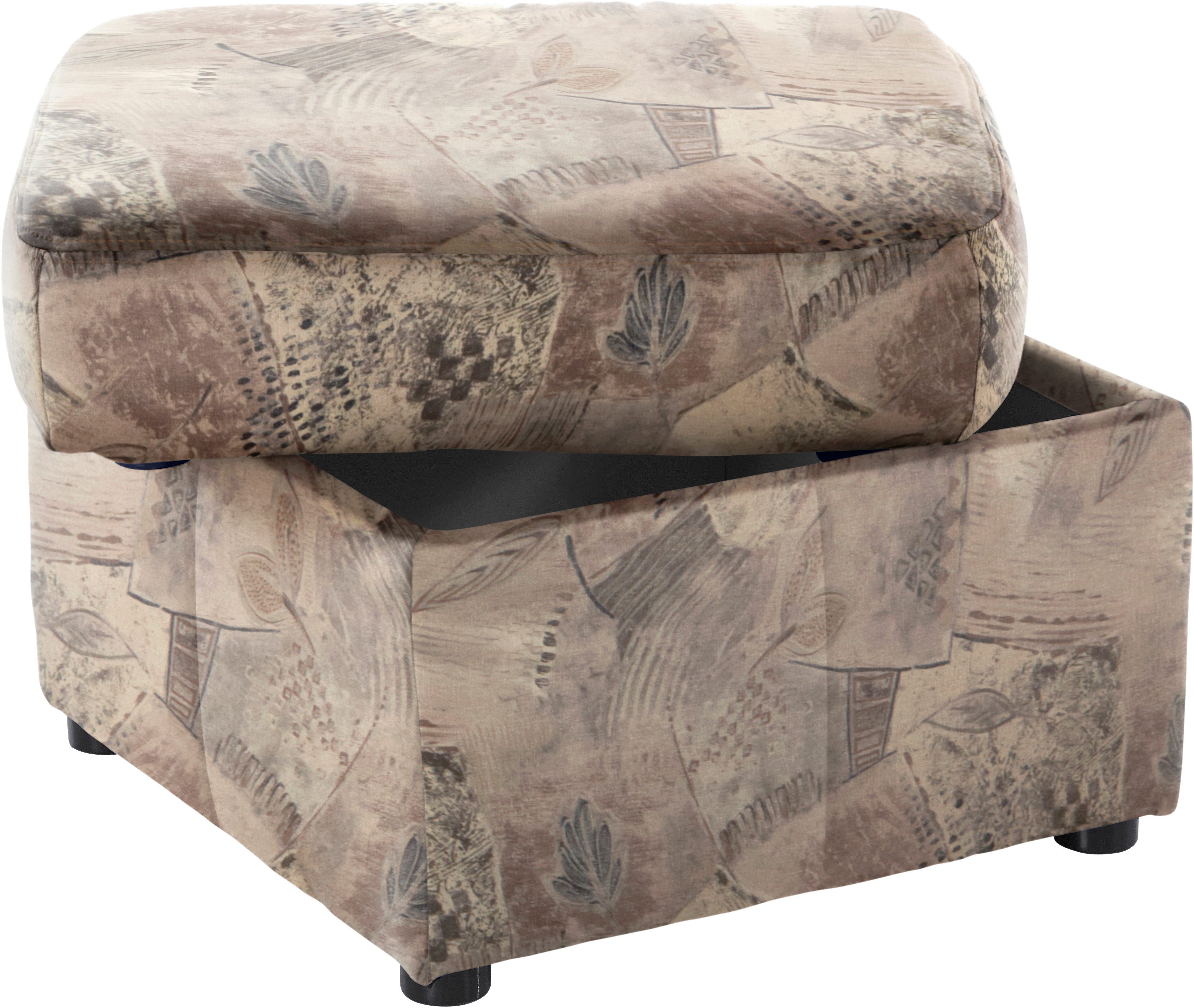 DOMO collection Polsterhocker Bahia belastbar bis 140kg/ Sitz, passend zur "Bahia"-Serie – Bild 3 von 5