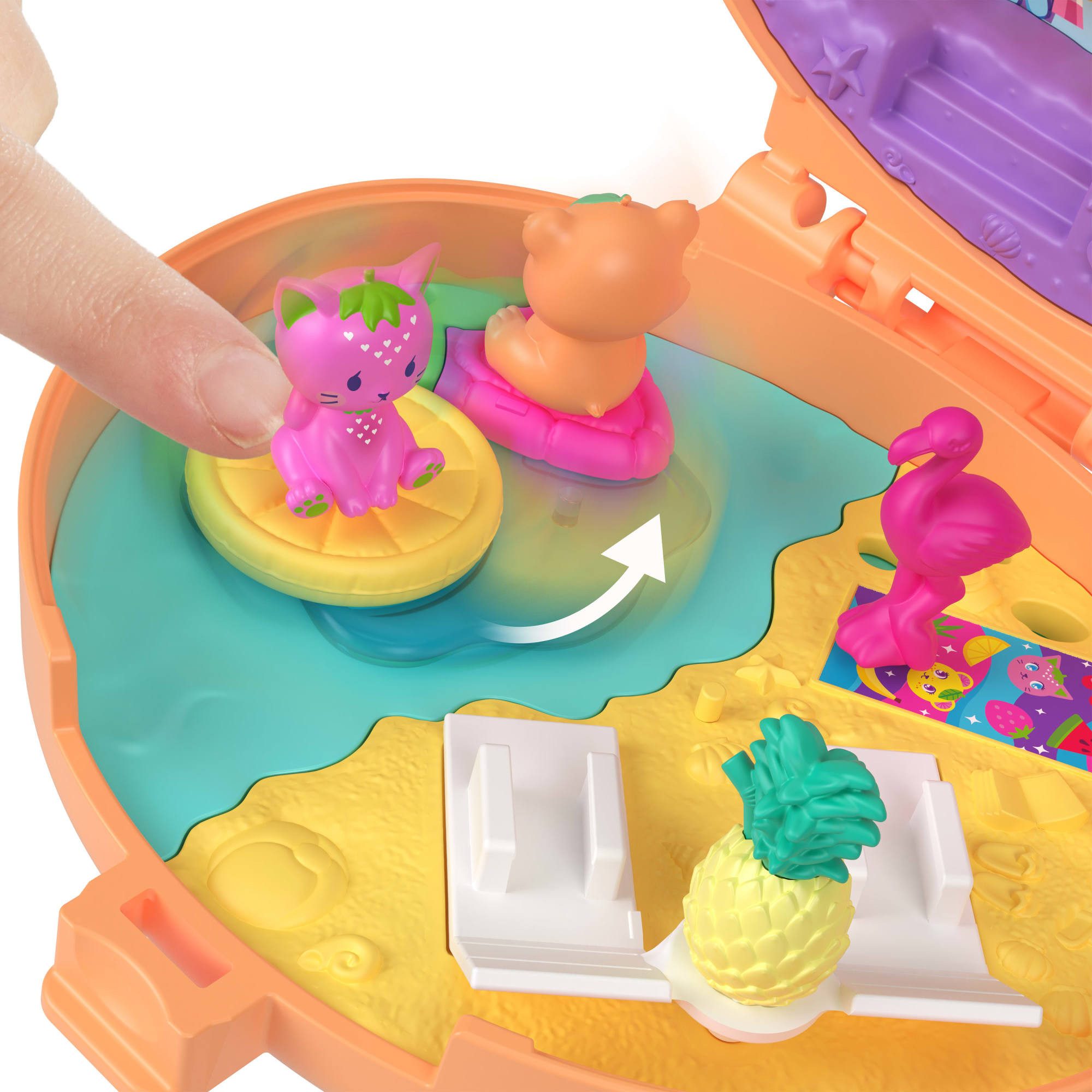 Polly Pocket Spielwelt Plüsch Schatulle – Bild 4 von 5