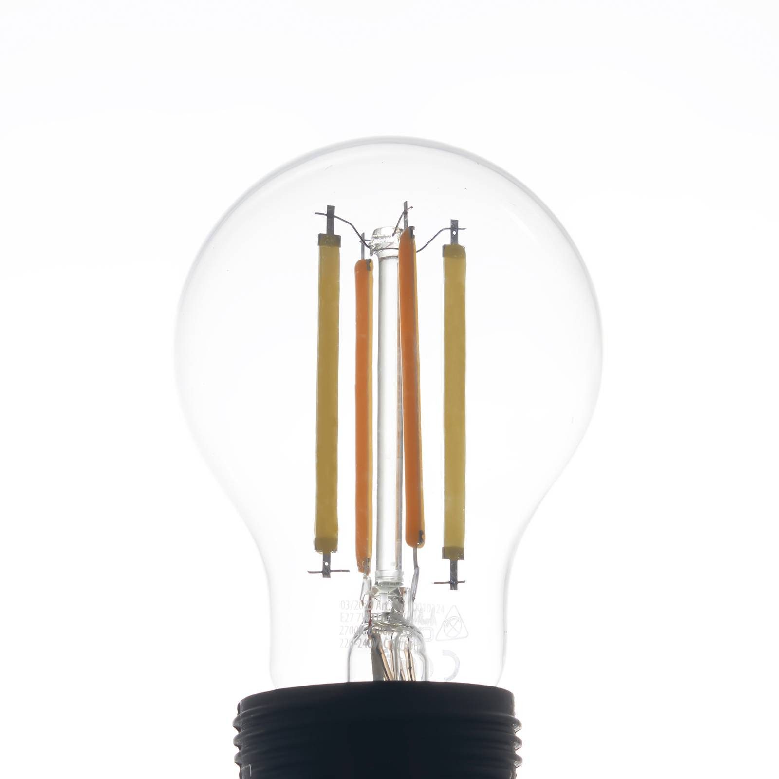LUUMR LED-Leuchtmittel Filament E27 A60, E27, warmweiß