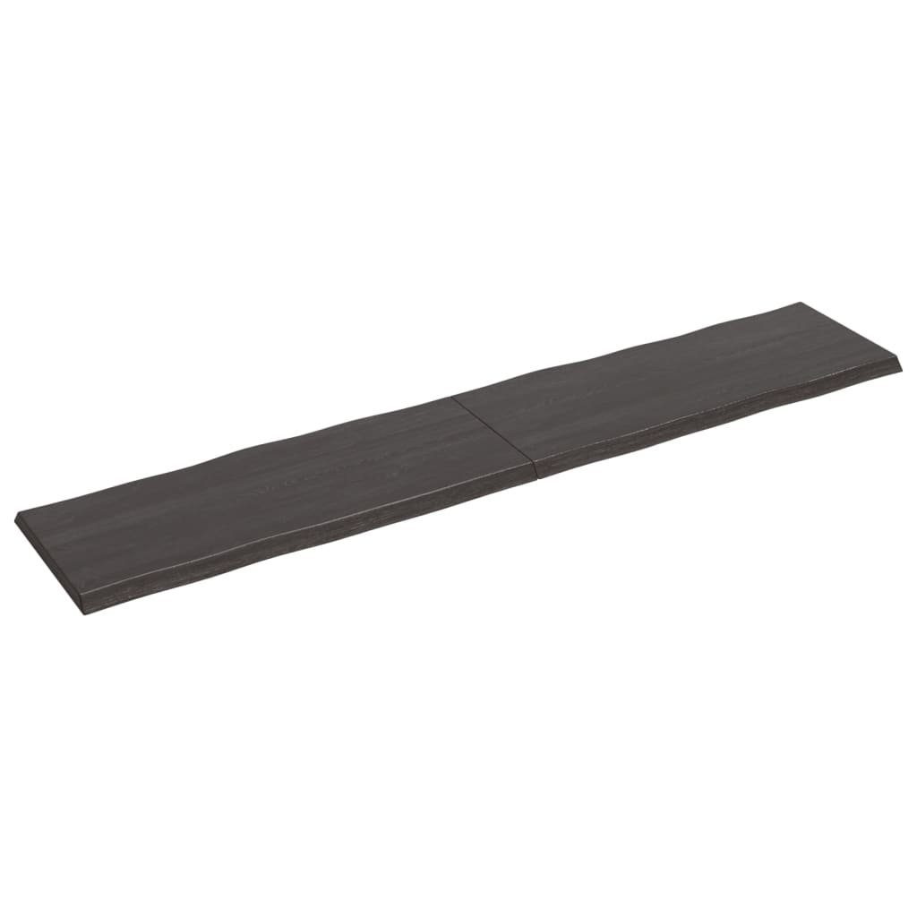 (1 Massivholz Tischplatte Behandelt 200x40x(2-4) St) furnicato cm Baumkante