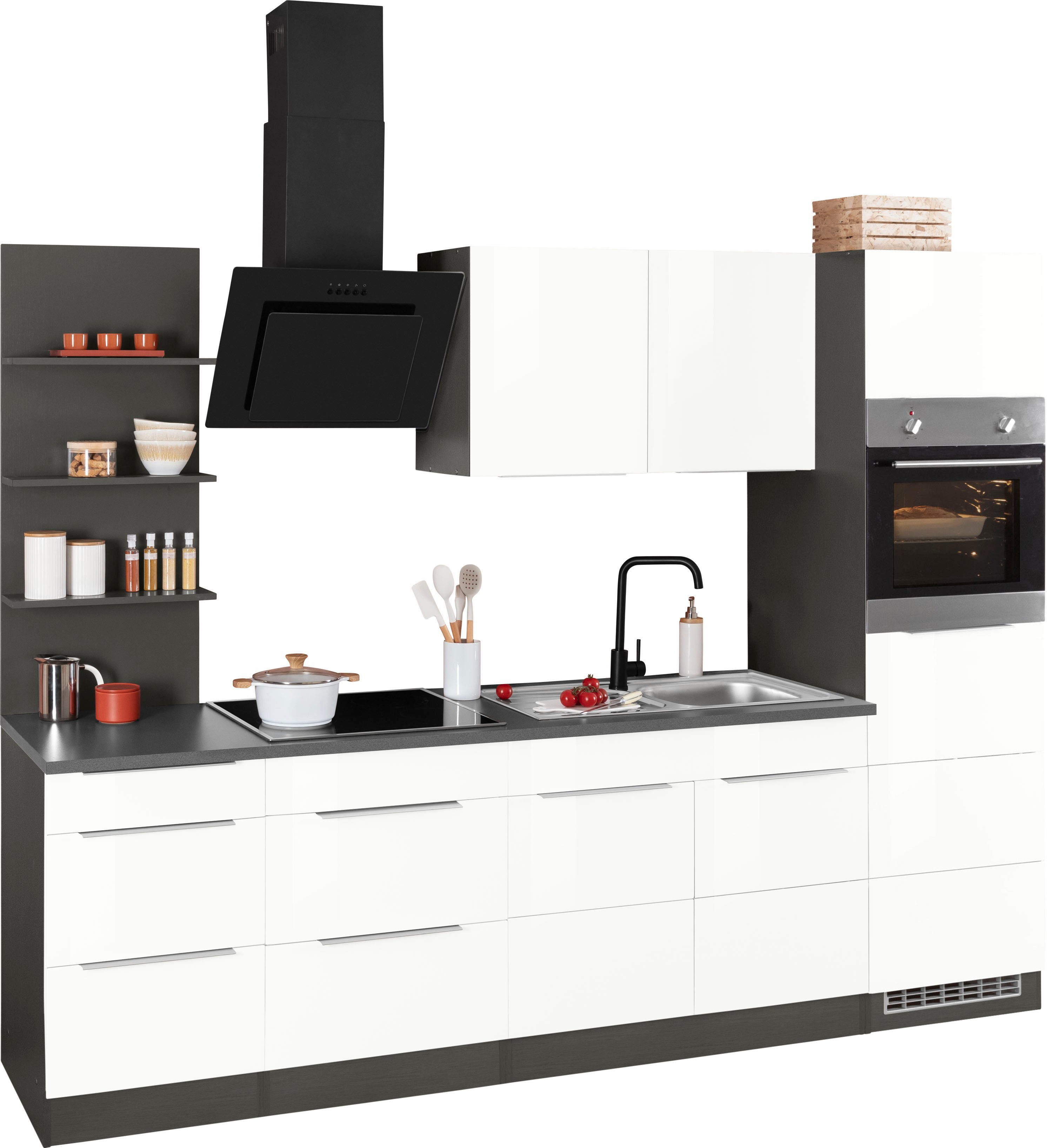 KOCHSTATION Küchenzeile KS-Brindisi Breite 270 cm, günstig online kaufen