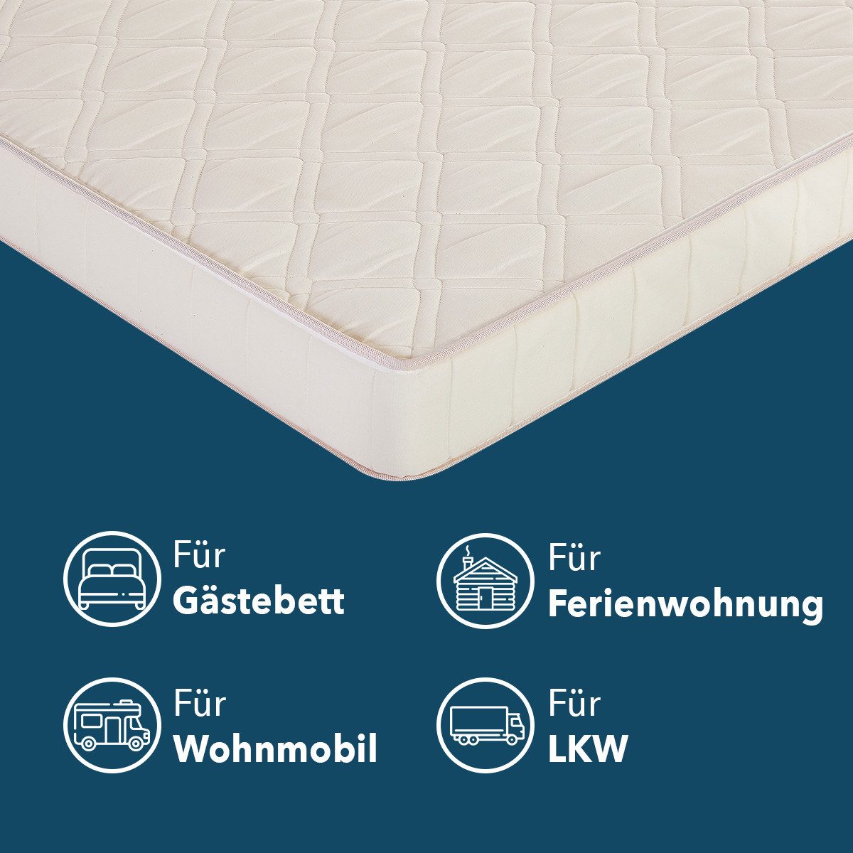 Komfortschaummatratze Basic Einsteiger, Matratze 90x200 cm, 140x200 cm & weitere Größen, OTTO home, 13 cm hoch, Matratzen H2/H3, ergonomisch, atmungsaktiv