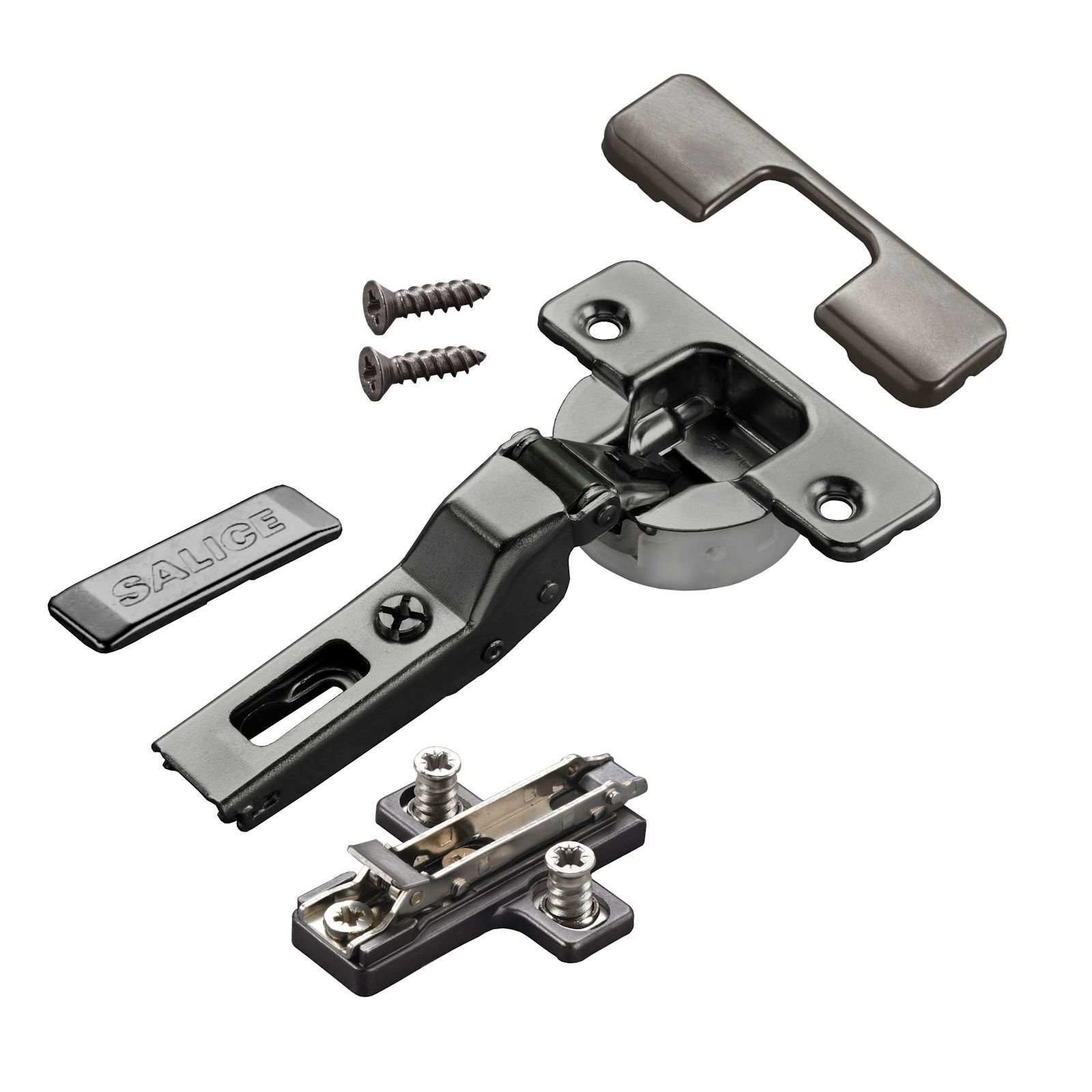 Salice Möbelbeschlag 2 x Salice Topfband S700 110° T48 Titanium anthrazit MPL EXZ H3 (2 St)