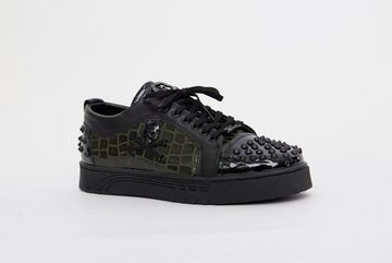 TAMBOGA Ausgefallener Designer Sneaker mit Totenkopf und Nieten Sneaker