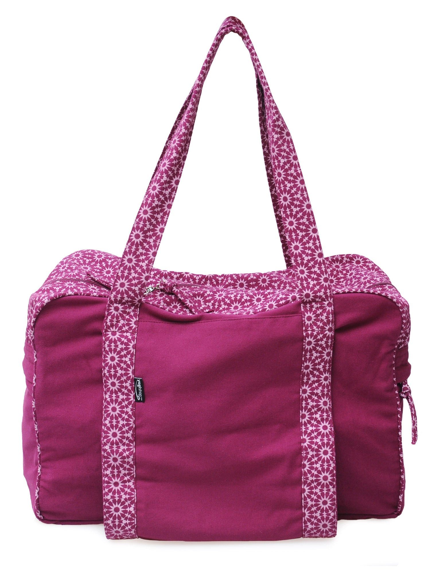 Yogishop Yogatasche Yogatasche twin bag - take me two - boysenberry (Standard, 1-tlg., Standard), Matte außen, viel Platz innen: Die innovative twin bag Yogatasche