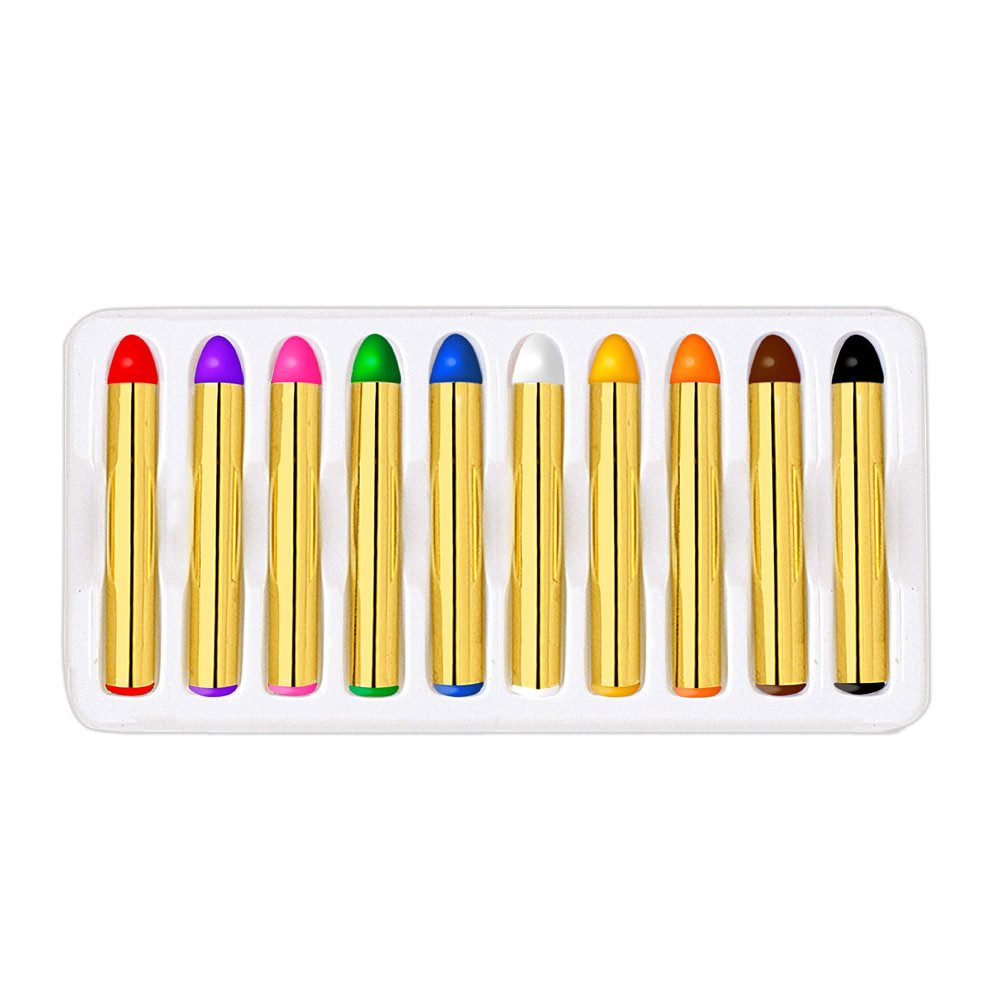 Widmann S.r.l. Schmink-Set 10 Schminkstifte, Make Up Farben 24ml