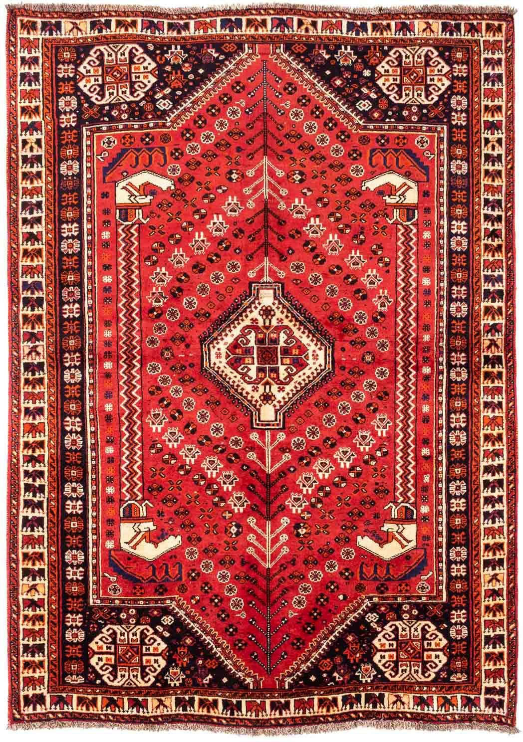 mm, Wollteppich Shiraz Unikat 255 Medaillon Zertifikat cm, Höhe: morgenland, mit x 1 160 rechteckig,