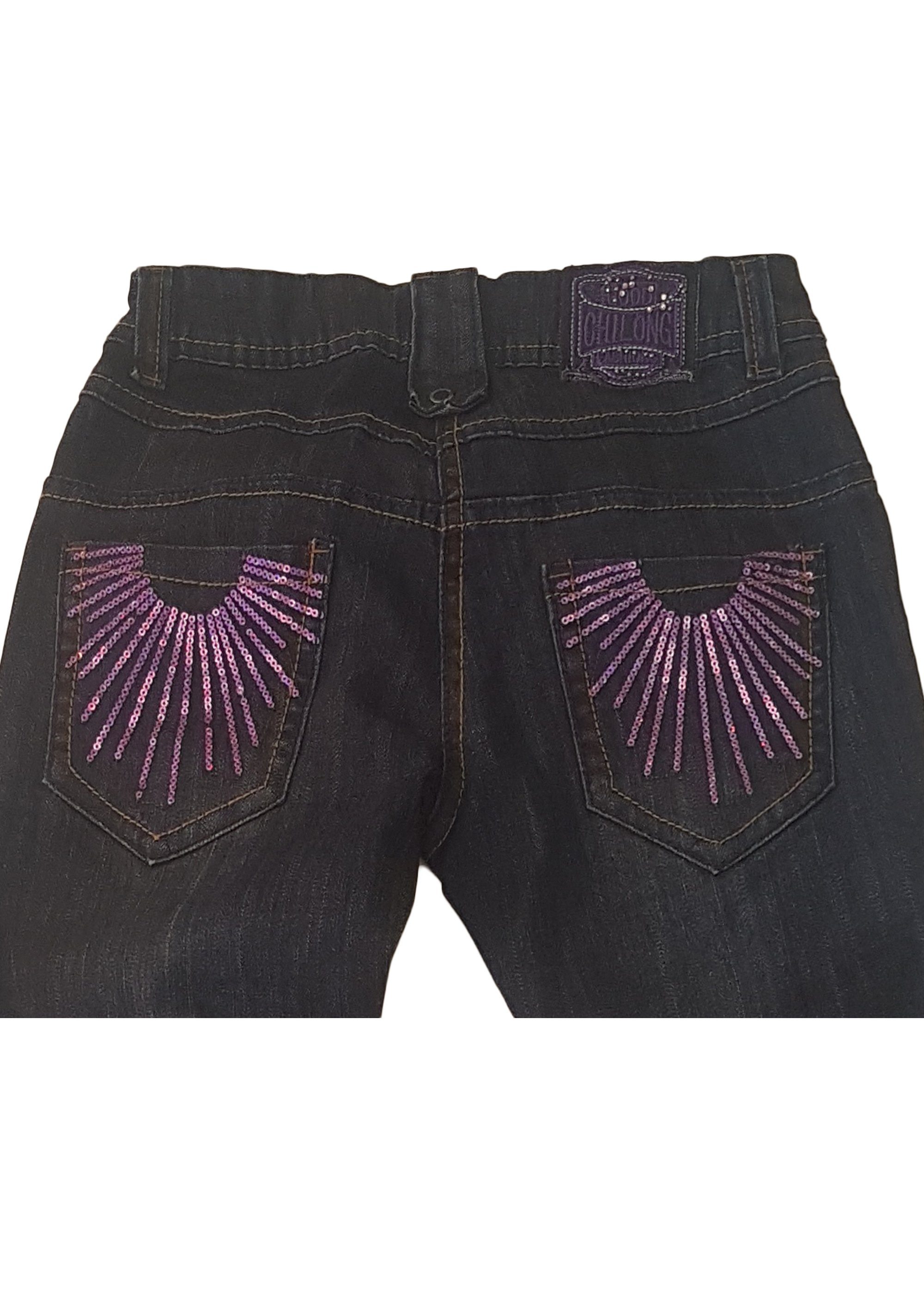 5 niedlichen Pocket im Details Slim-fit-Jeans Family Trends mit Stil