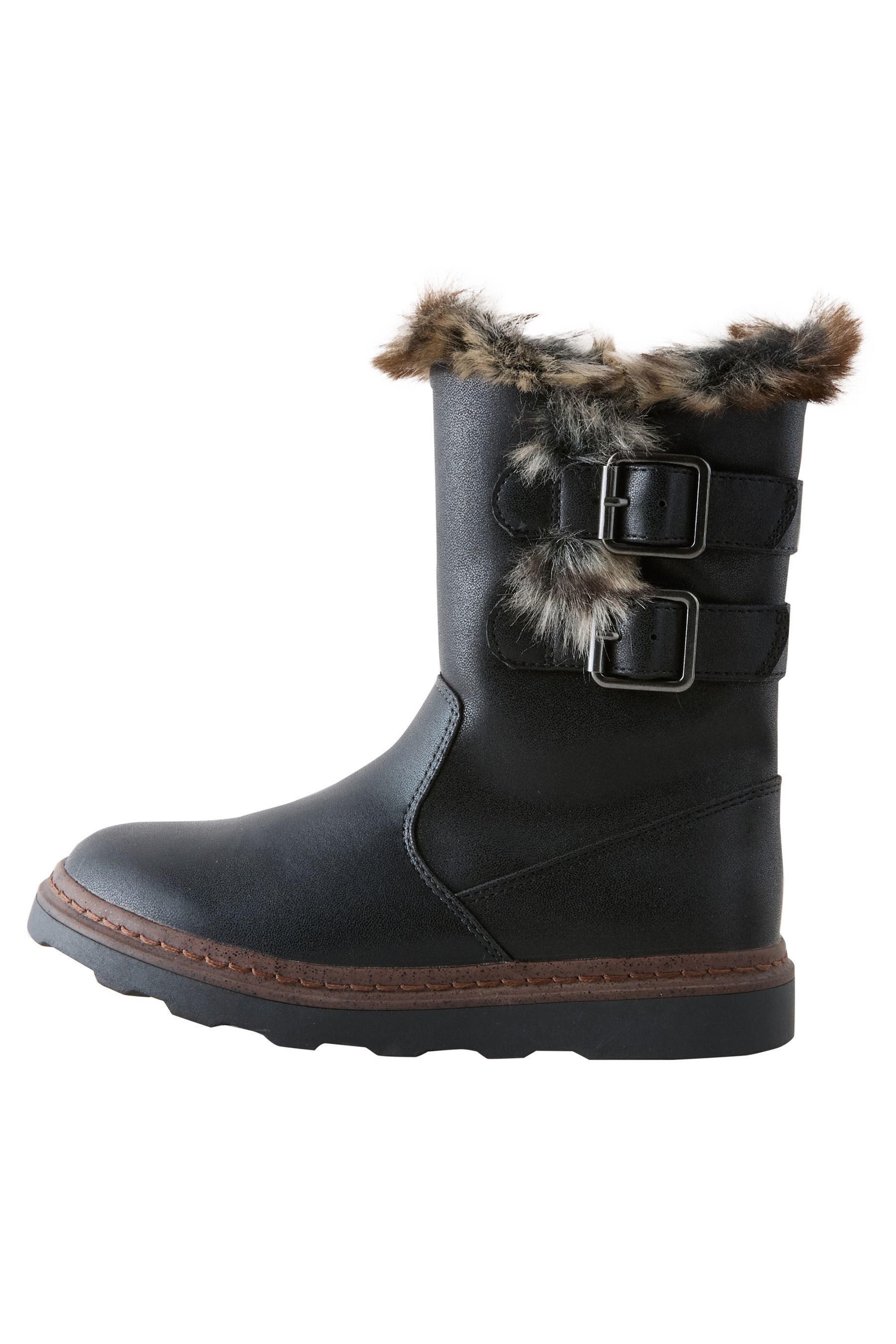 Next Stiefel mit Kunstpelzfutter, weite Passform Stiefel (1-tlg)