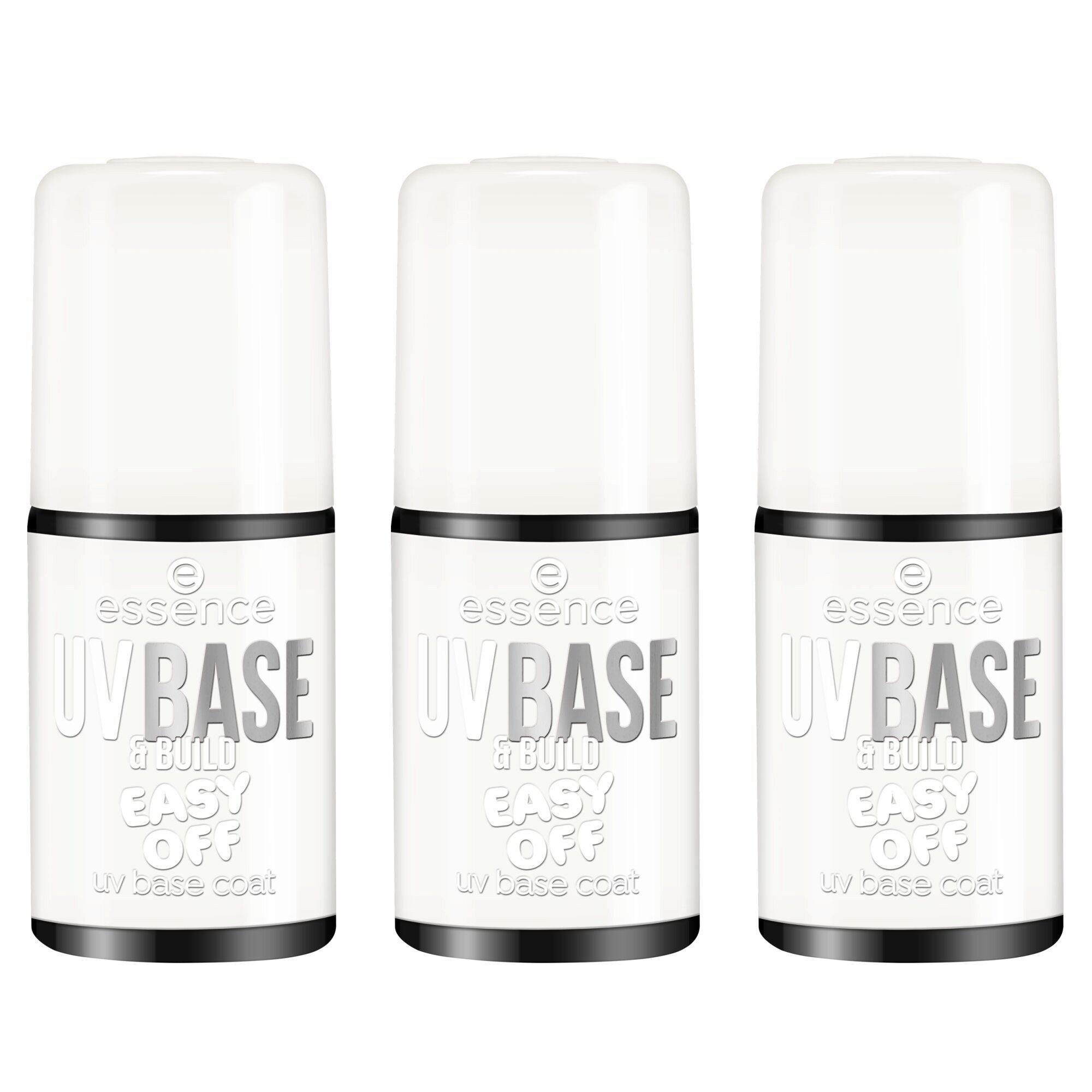 Essence UV-Nagellack UV BASE & BUILD EASY OFF uv base coat, 3-tlg.