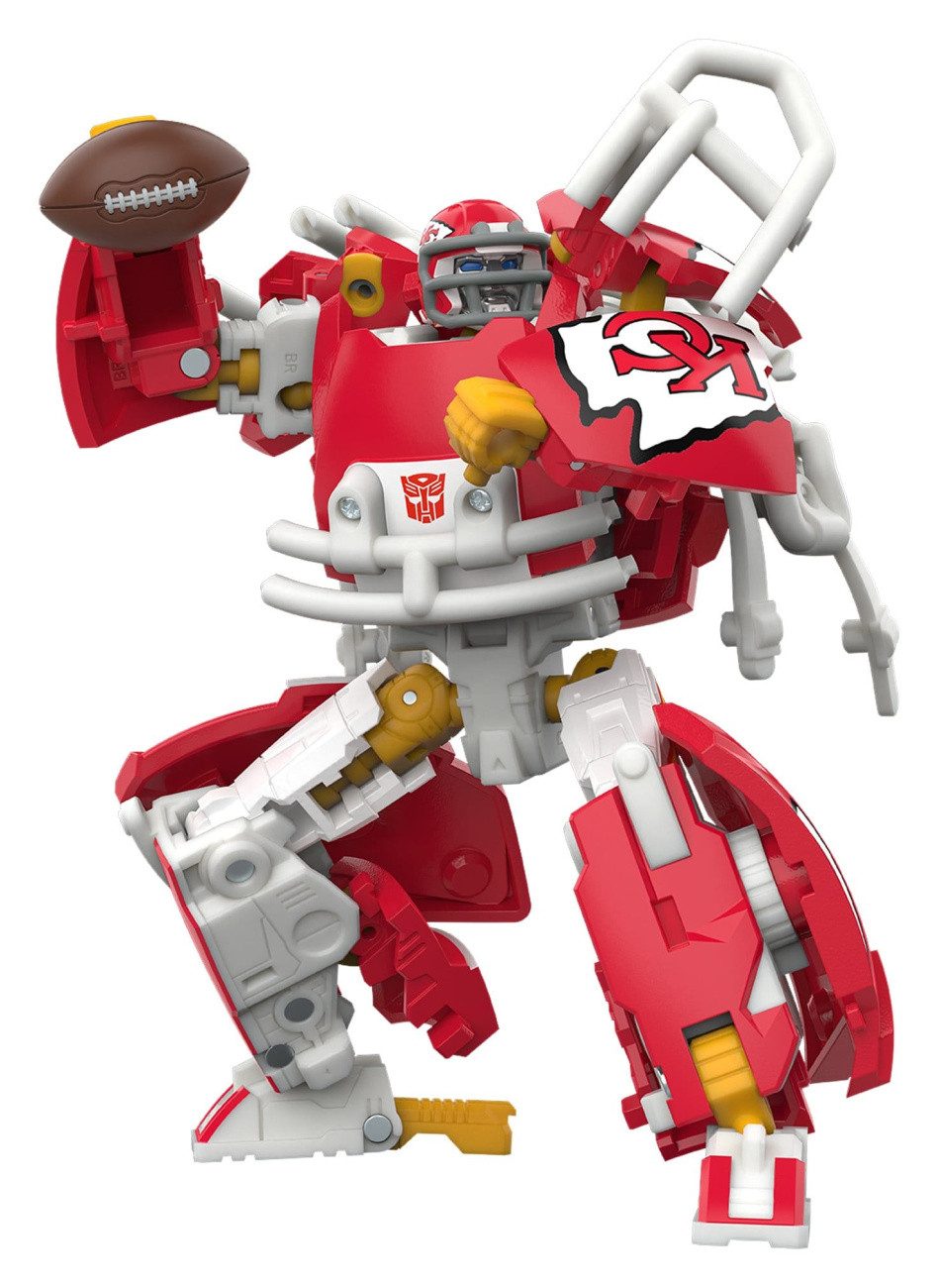 Hasbro Actionfigur Transformers x NFL Actionfigur Kansas City Chiefs: KC-59 14 cm
