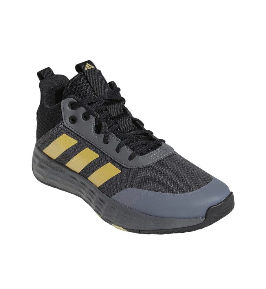 adidas Performance Hallen-Indoorschuhe Ownthegame 2.0 graphitegrau/gold/schwarz Herren Badmintonschuh