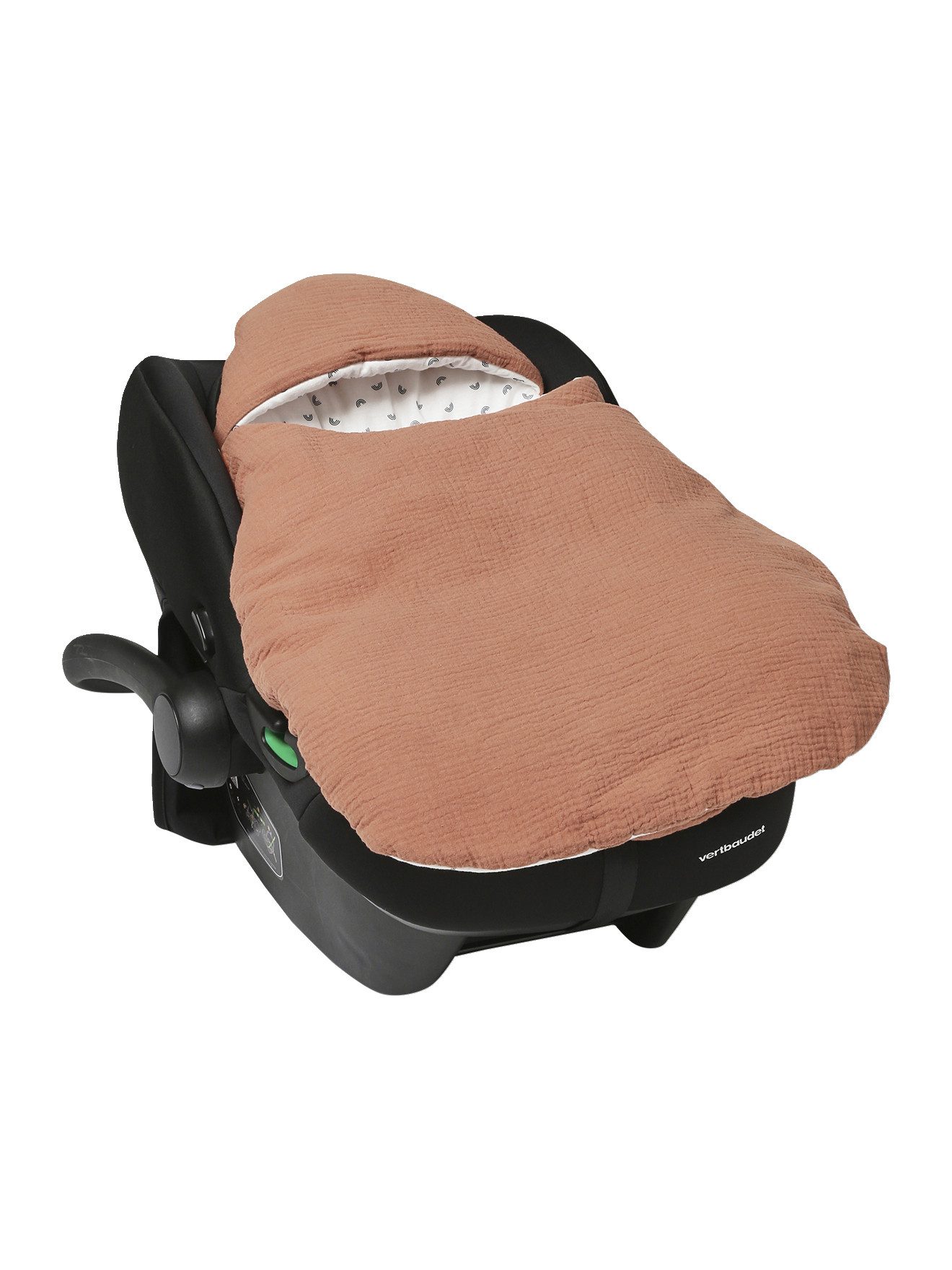 vertbaudet Fußsack 2-in-1 Baby Ausfahrsack/Wickelunterlage, Musselin, 1er-Pack