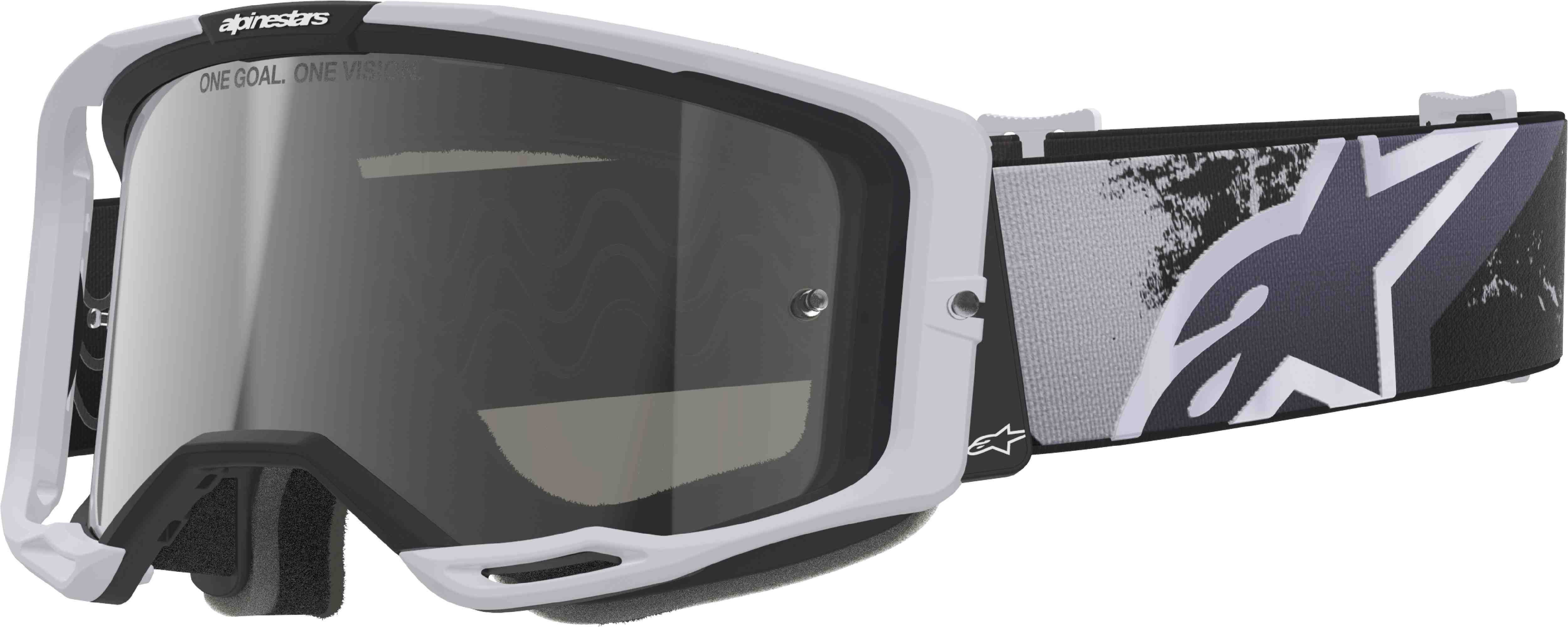 Alpinestars Motorradbrille Vision 8 Lahnd Motocross Brille, Antifog,Mit Band