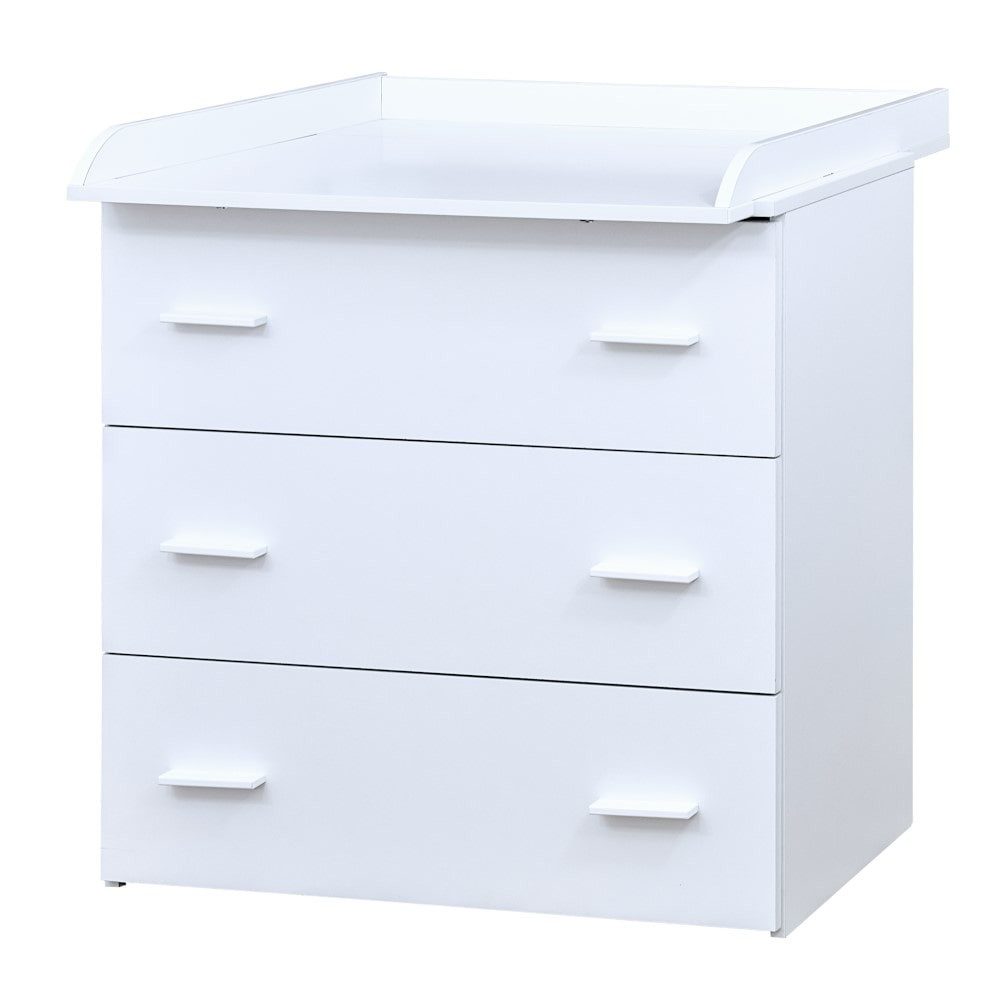 Baby-Delux Complete Baby Room Set, 140x70 cm, White, (13-piece), Baby Bed, Changing Table, Bedding Set