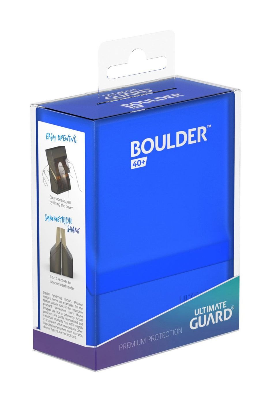Ultimate Guard Sammelkarte Boulder™ Deck Case 40+ - Sapphire