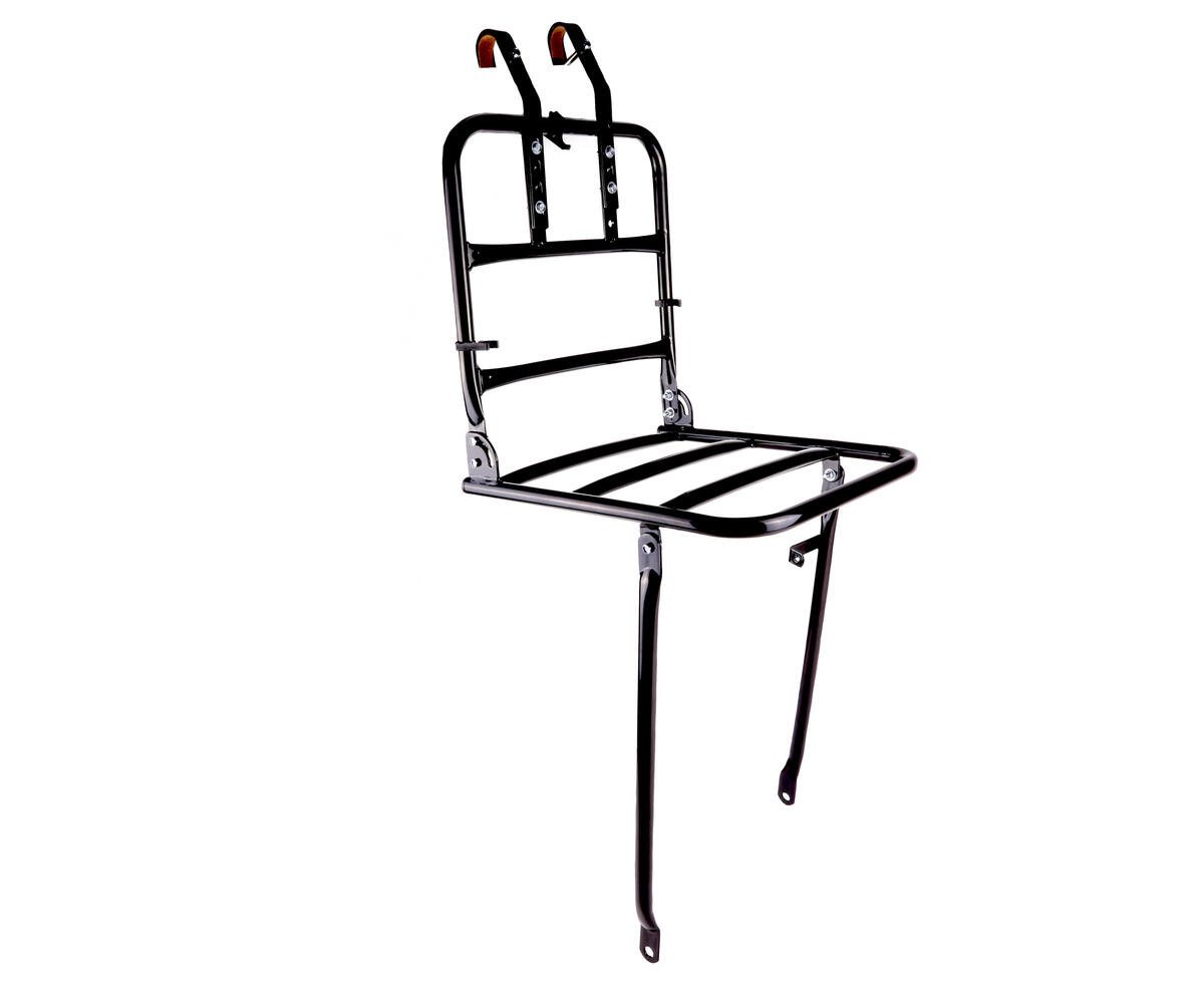Lastpak Fahrrad-Gepäckträger Vorderrad Transportgepäckträger 31 29 5 33 cm Stahl schwarz