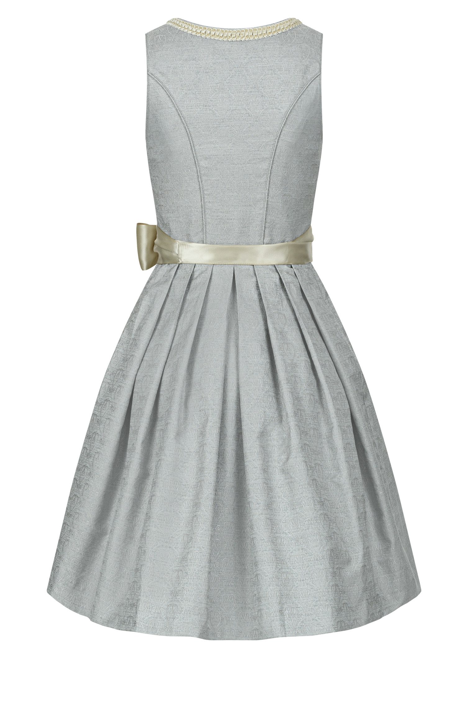Nübler Dirndl Mini-Dirndl Flavia in Silberwolke von Nübler - Rocklänge 60 cm