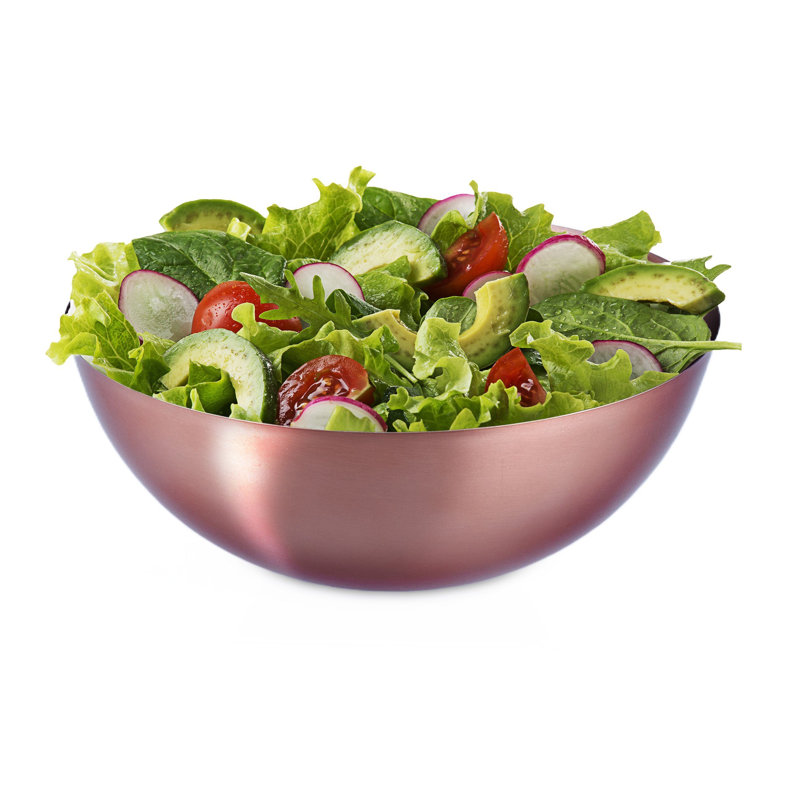 Servierschüssel Salatschüssel aus Edelstahl