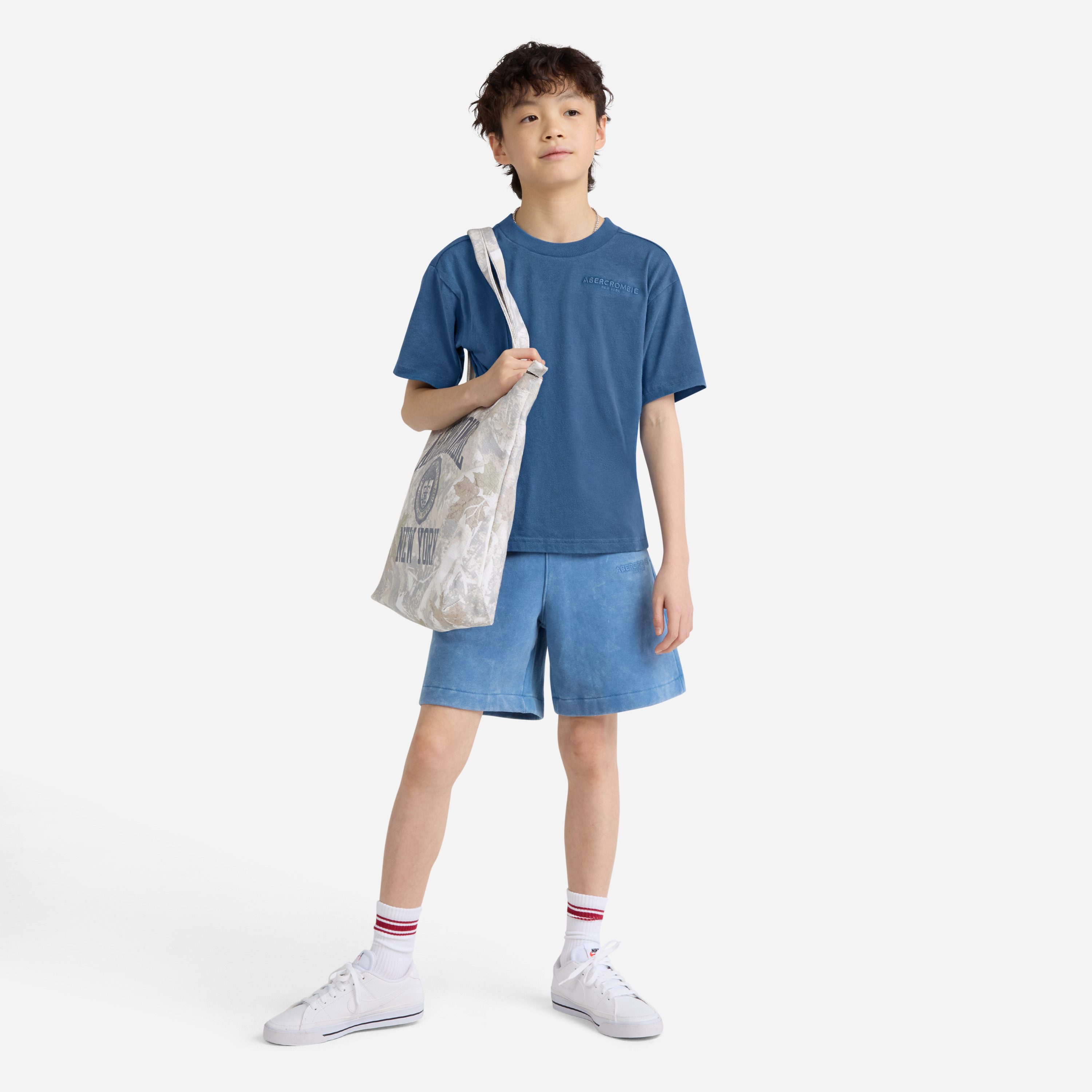 Abercrombie Kids T-Shirt AFB SUNFADED KNIT TOP Mit Allover-Wascheffekt