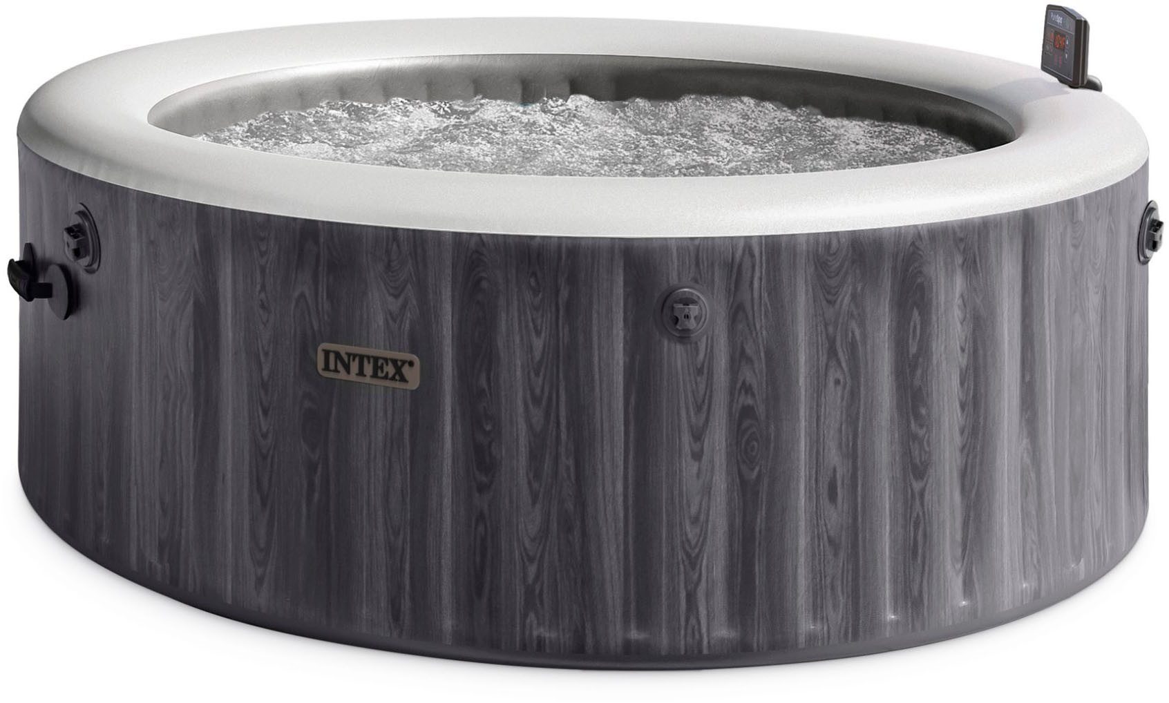 Intex Whirlpool Greywood Deluxe, (Set, 10-tlg), 145 cm Durchmesser