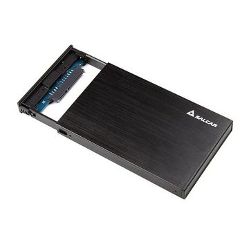 Salcar Festplatten-Gehäuse Aluminium 2,5 Zoll für 9,5mm 7mm HDD SSD USB 3.0