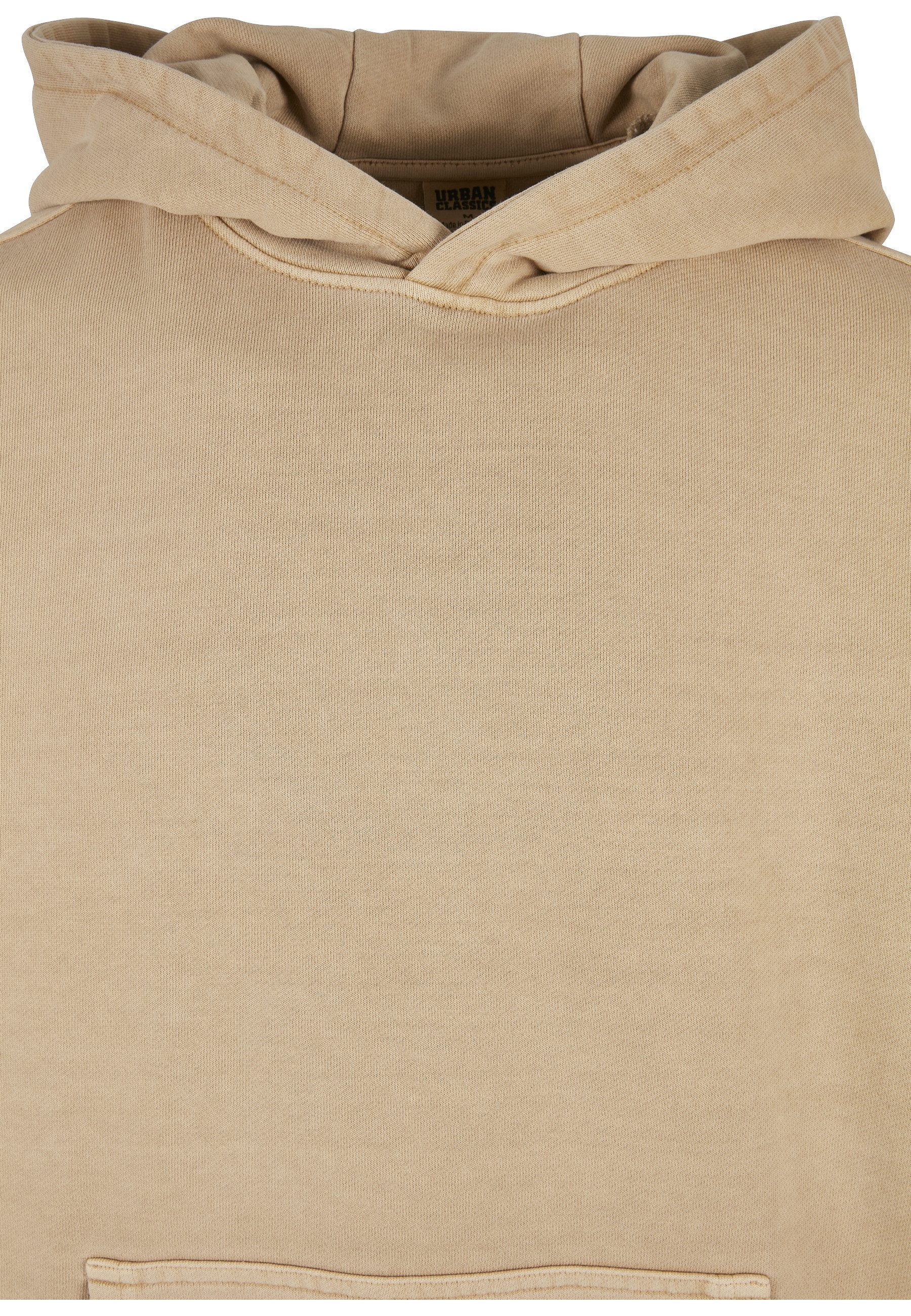 URBAN CLASSICS Rundhalspullover Urban Classics Herren Heavy Terry Garment Dye Hoody (1-tlg)