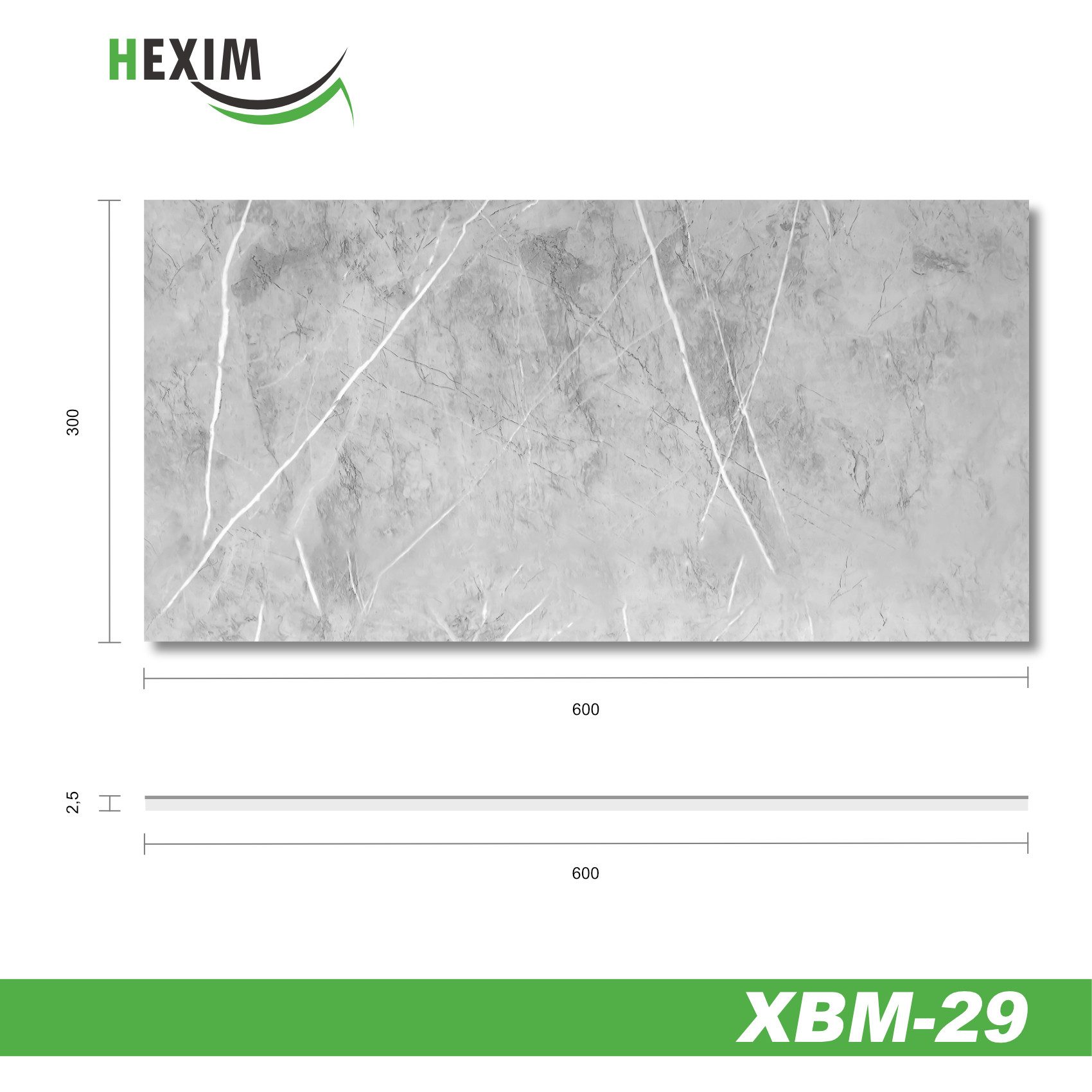 Hexim Wandpaneel, (Wandverkleidung Marmor Optik 0,9 günstig online kaufen