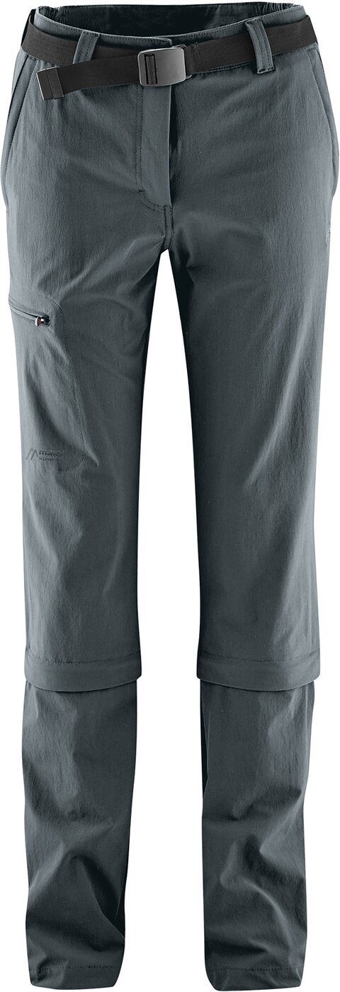 Maier Sports Outdoorhose Arolla Da-Zip Hose graphite Off el