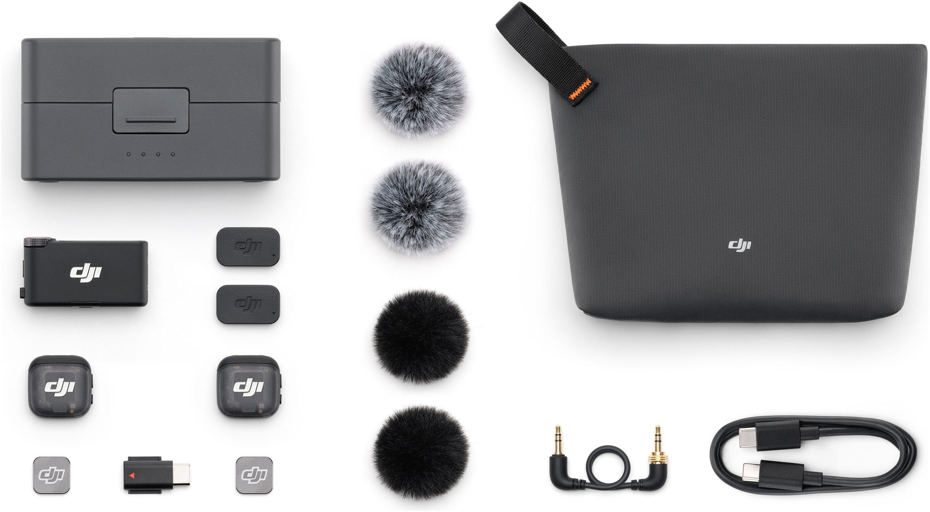 DJI Mikrofon Mic 3 (2 Sender + 1 Empfänger + Ladeschale) (Set)