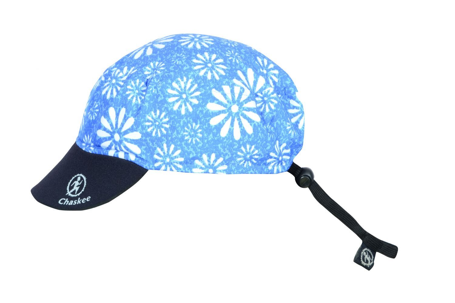 Chaskee Sonnenhut Reversible Cap Happy Flowers Funktions-Sportkappe hellblau