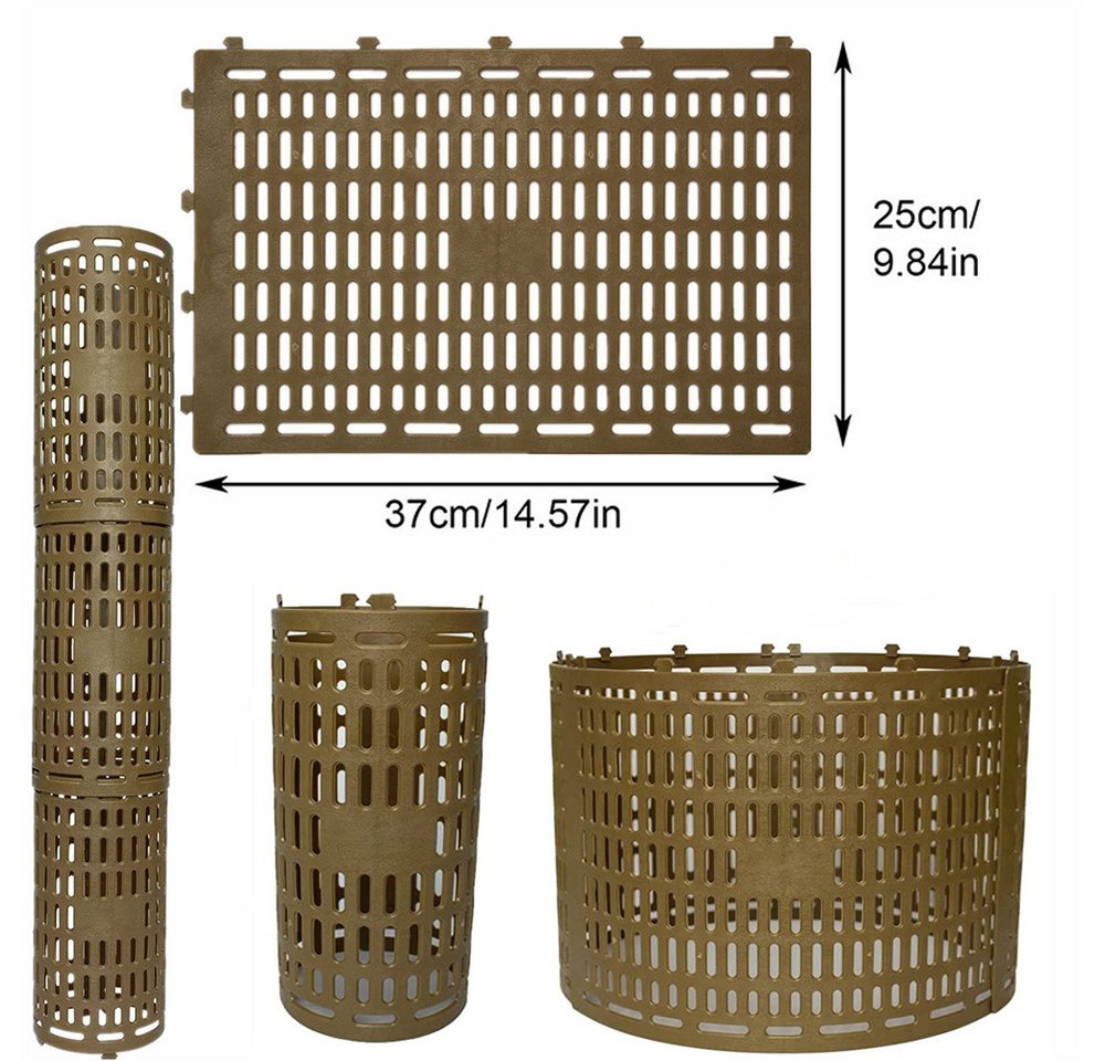 Thumbnail - GarveeMore Pflanzeinsatz 10pcs Pflanze Stamm Protectors Baum Stamm Abdeckungen für Setzlinge