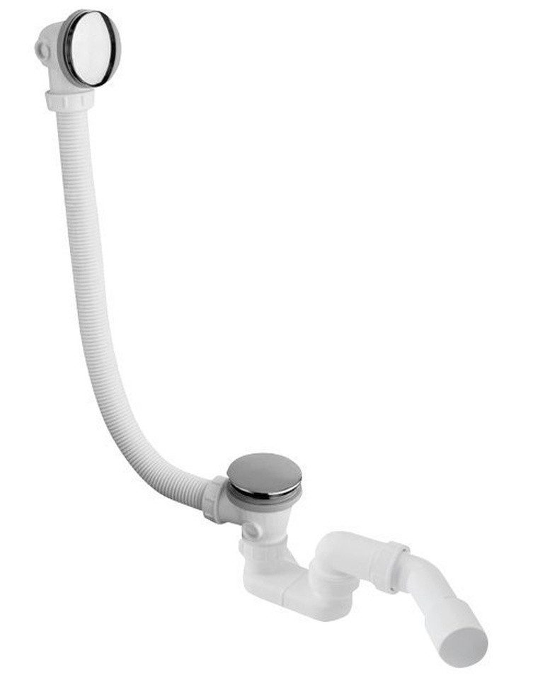 Bruckner Ablaufgarnitur Ablaufgarnitur, klick-klack, L-900mm, DN40/50, ABS / Chrom Bruckner-164-391-1-SET