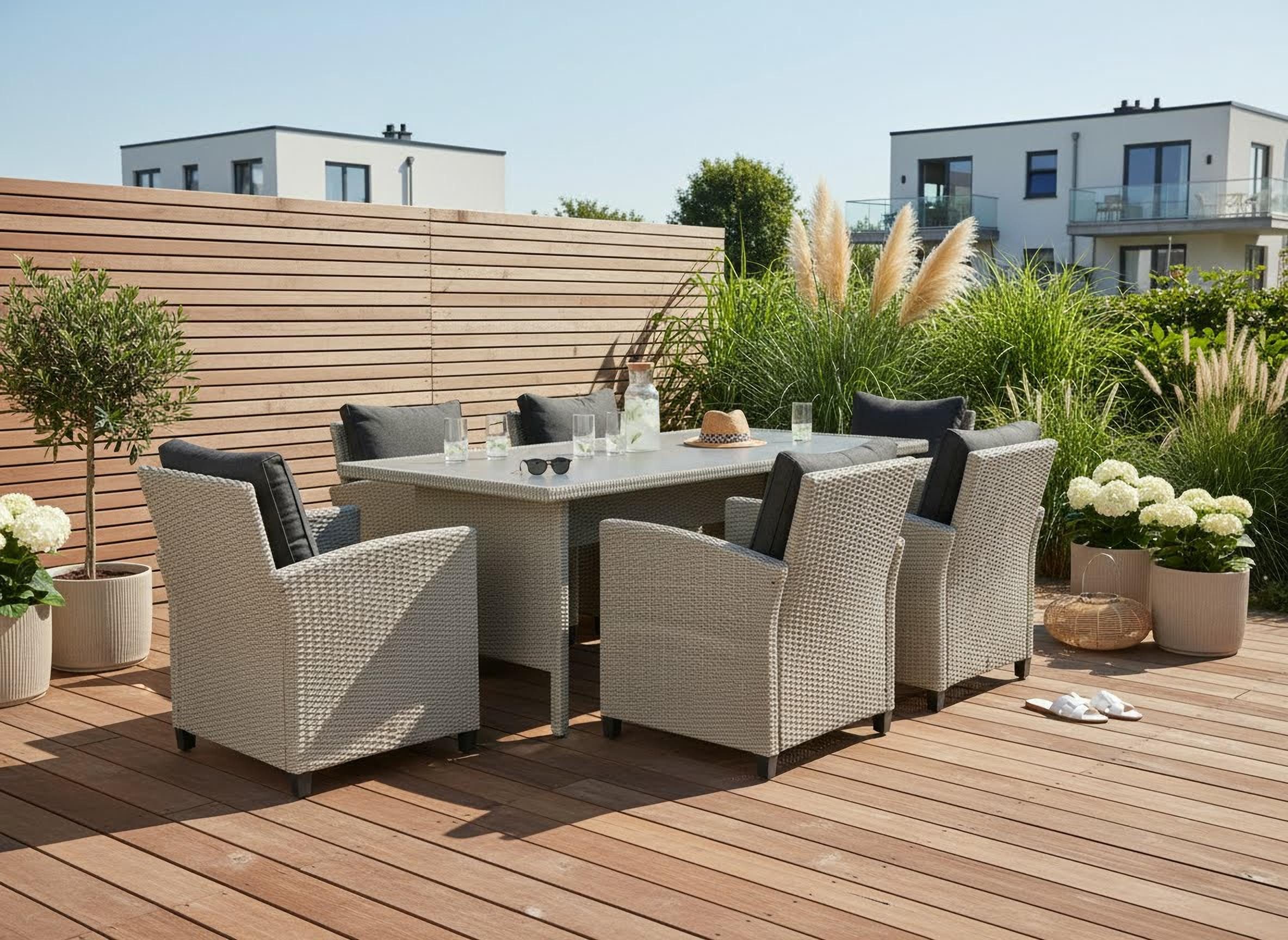 van Well Karaffe Glas-Karaffe mit Korkdeckel "Eco", 1,0 Liter, (1-tlg), ideal für Wasser, Saft oder Limonade