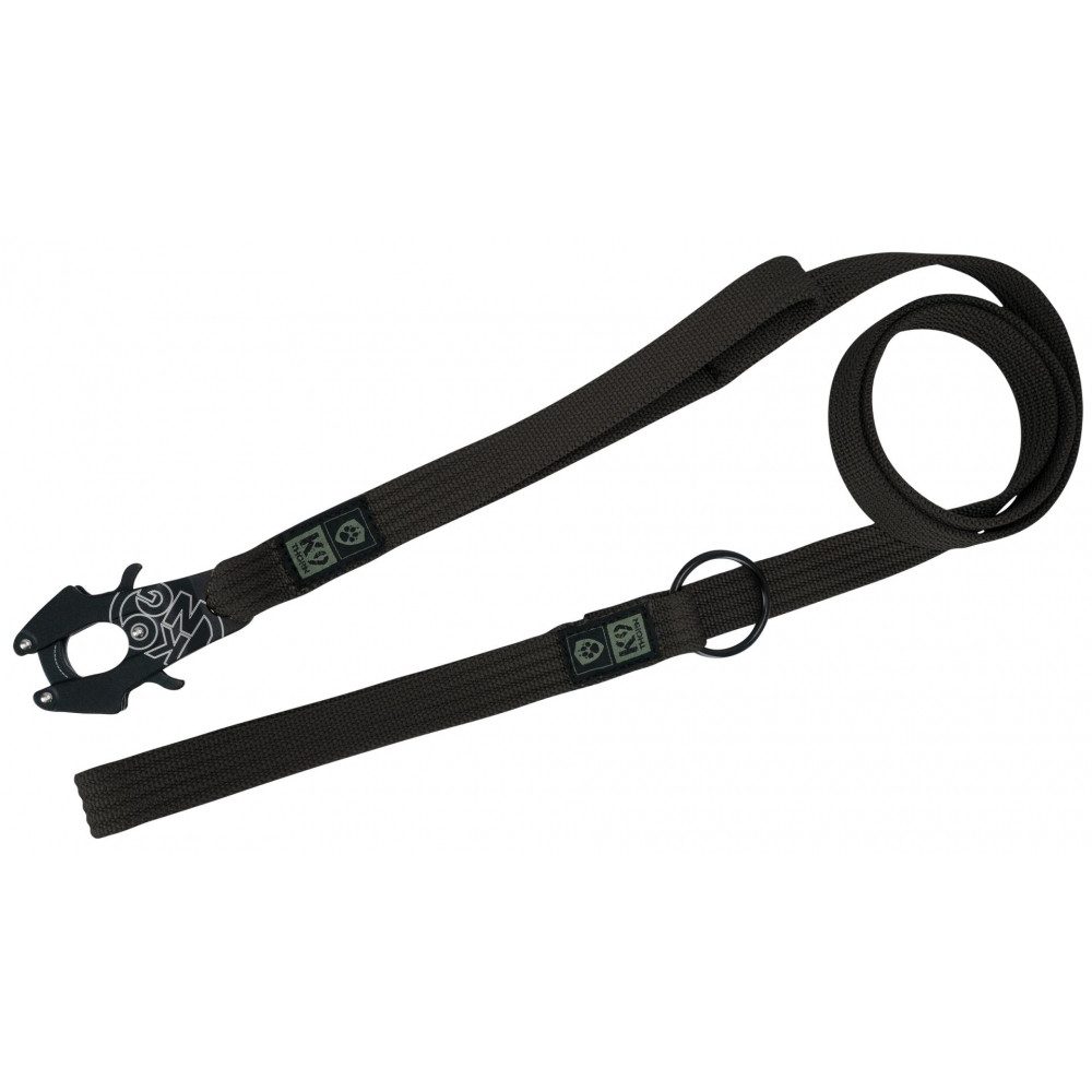 K9 Thorn Hundeleine Taktische Hunde-Leine mit Kong Karabiner - Größe: XL - schwarz