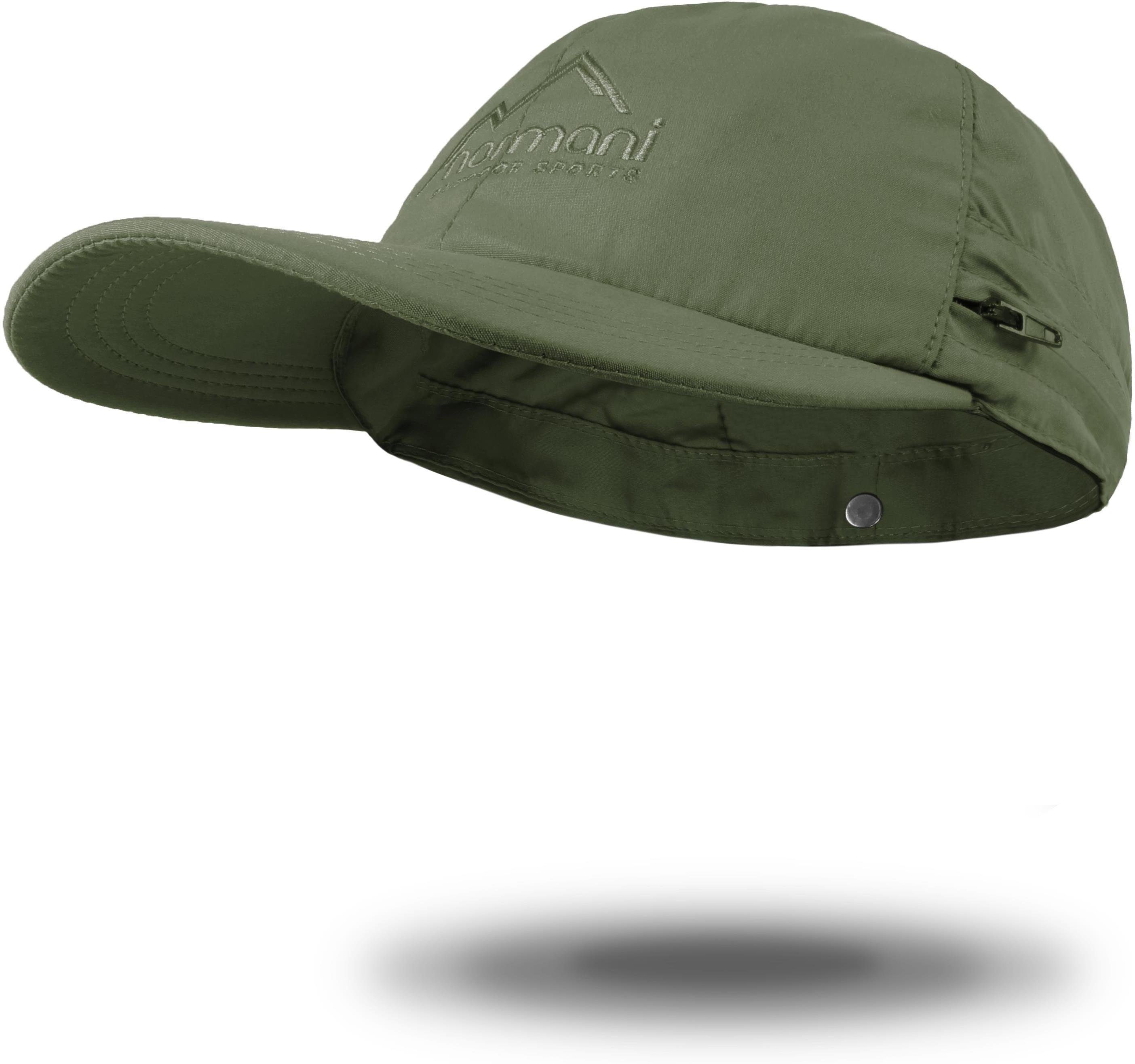 normani Outdoorhut Cap mit Nackenschutz Savannah Sommer Cap mit einrollbarem Nackenschutz Outdoormütze Sonnenhut