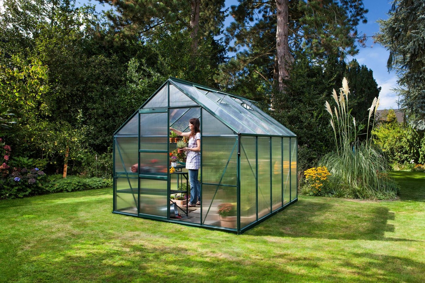Thumbnail - Vitavia Fundamentrahmen, BxT: 254x254 cm, für Gewächshaus Merkur 6700