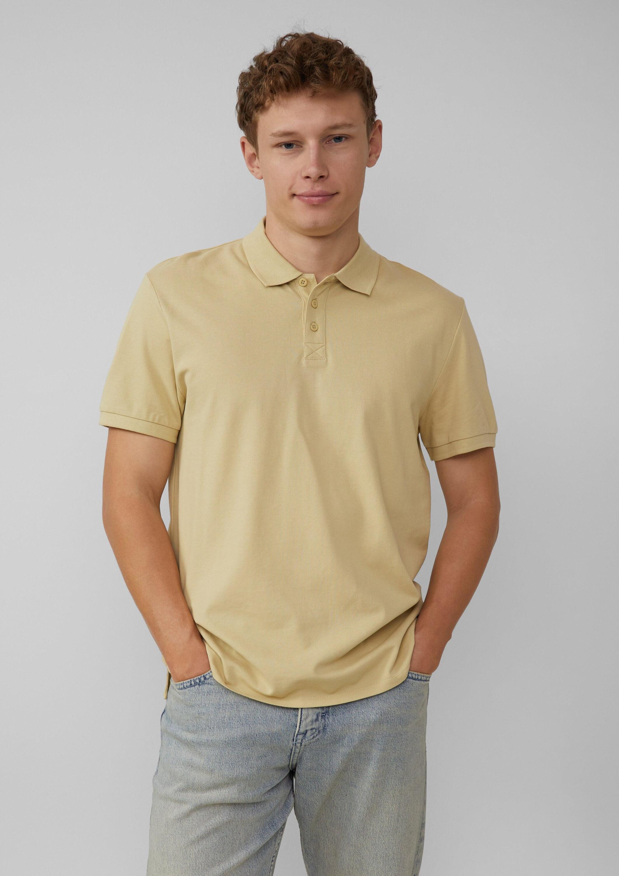 QS Kurzarmshirt Polo-Shirt Poloshirt aus Piqué