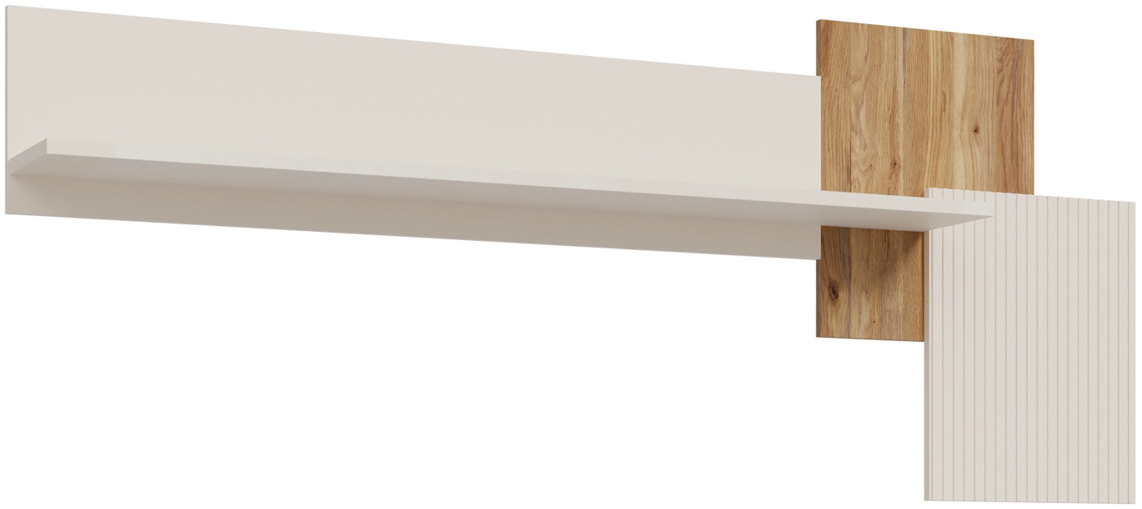 FORTE Wandboard Oak Squere, Beleuchtung, zweifarbig, einfache Montage günstig online kaufen